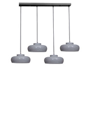 Candeeiro de Teto ajustável – 21-70 cm – cinza/preto – metal