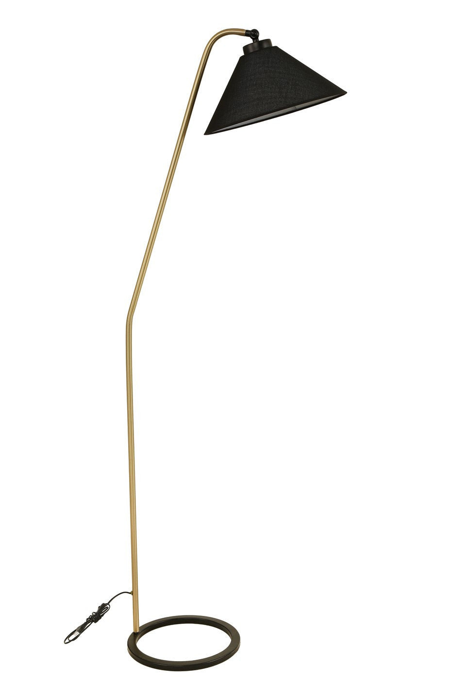 Candeeiro de Pé – 155 cm – Preto – Metal