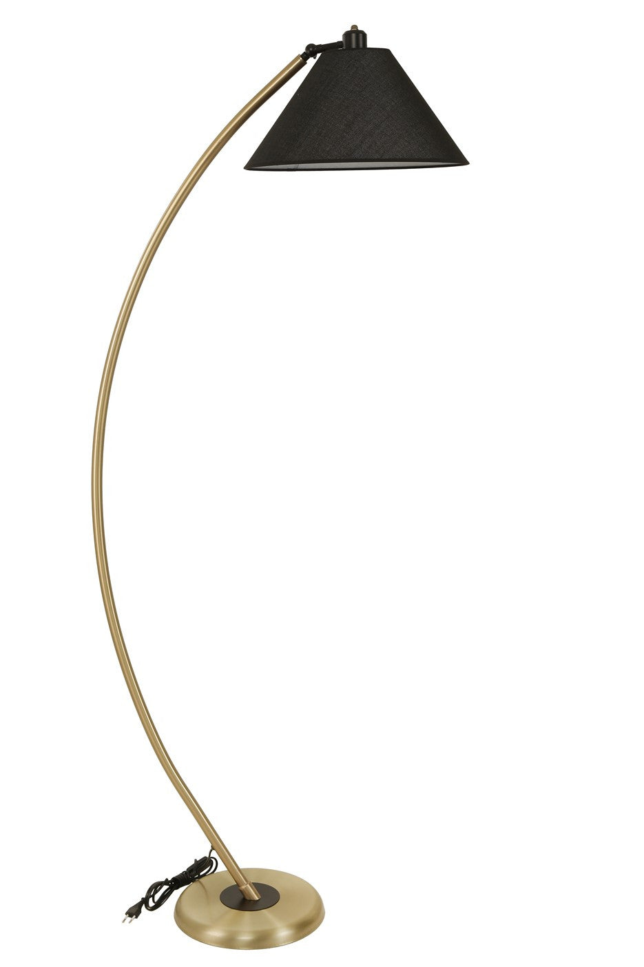 Candeeiro de Pé – 170 cm – Preto – Metal
