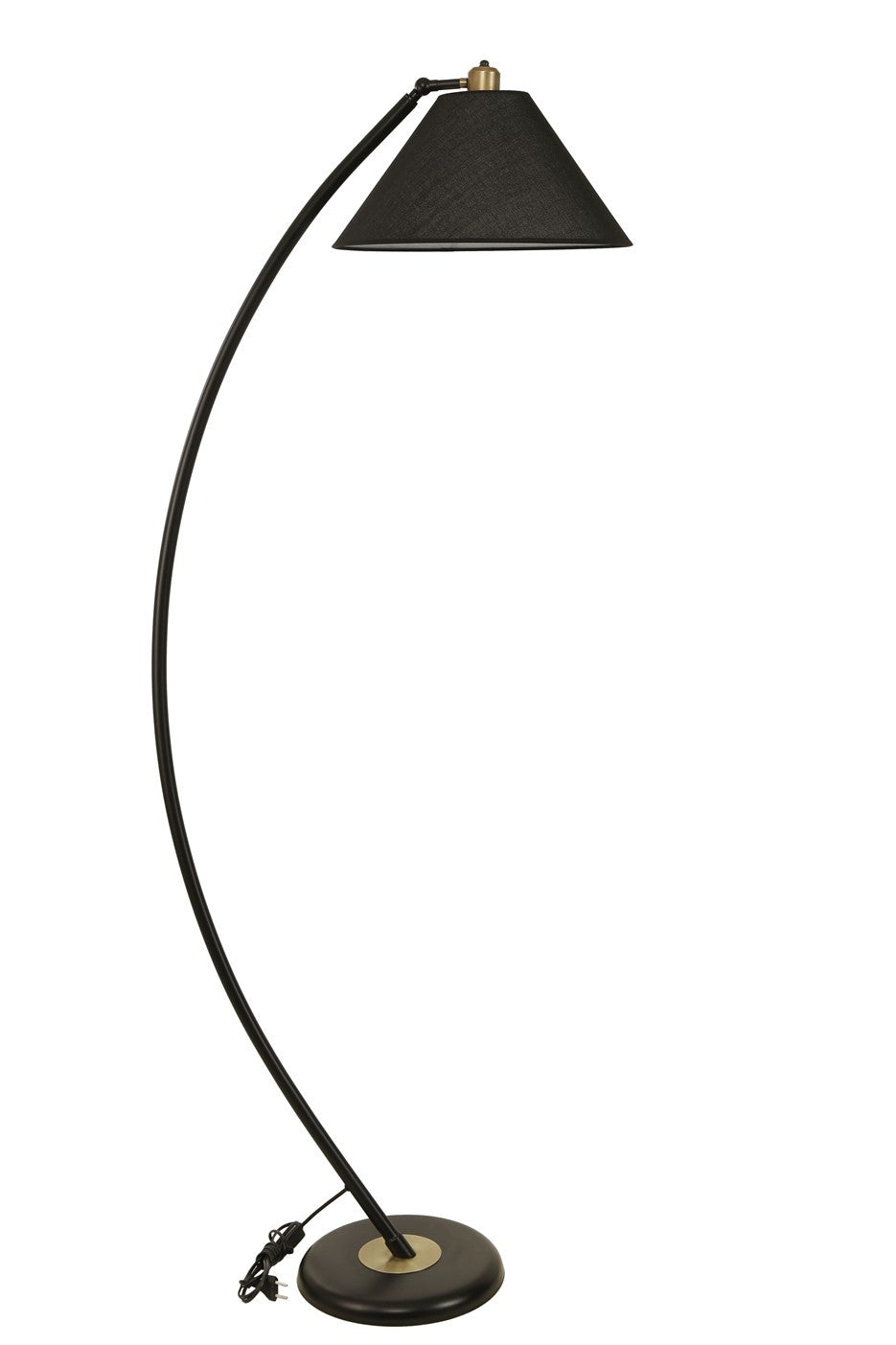 Candeeiro de Pé – 170 cm – Preto – Metal