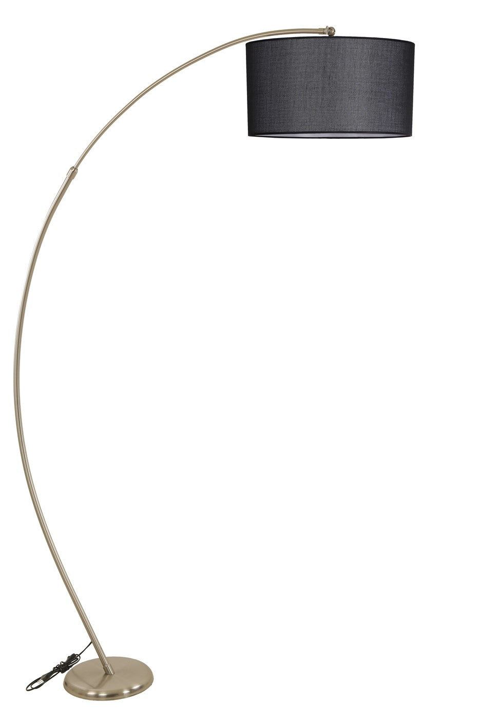 Candeeiro de Pé – 185 cm (ajustável para 85 cm) – Cromado – Metal