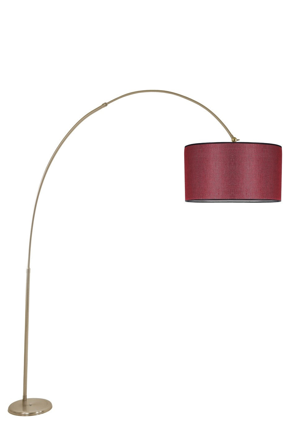Candeeiro de Pé – 220 cm – Vermelho Clarete – Metal