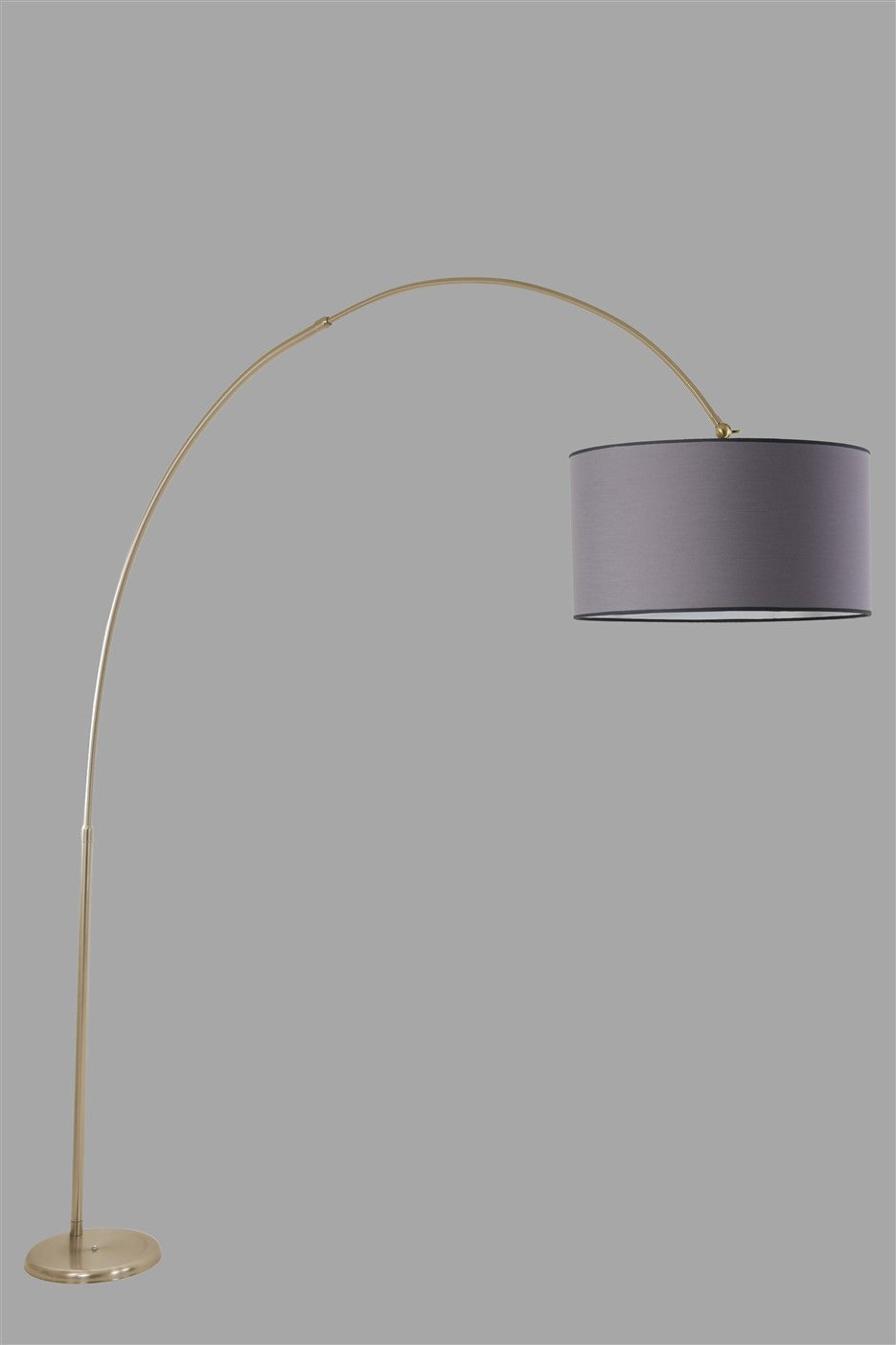 Candeeiro de Pé – 220 cm – Cinza Claro – Metal