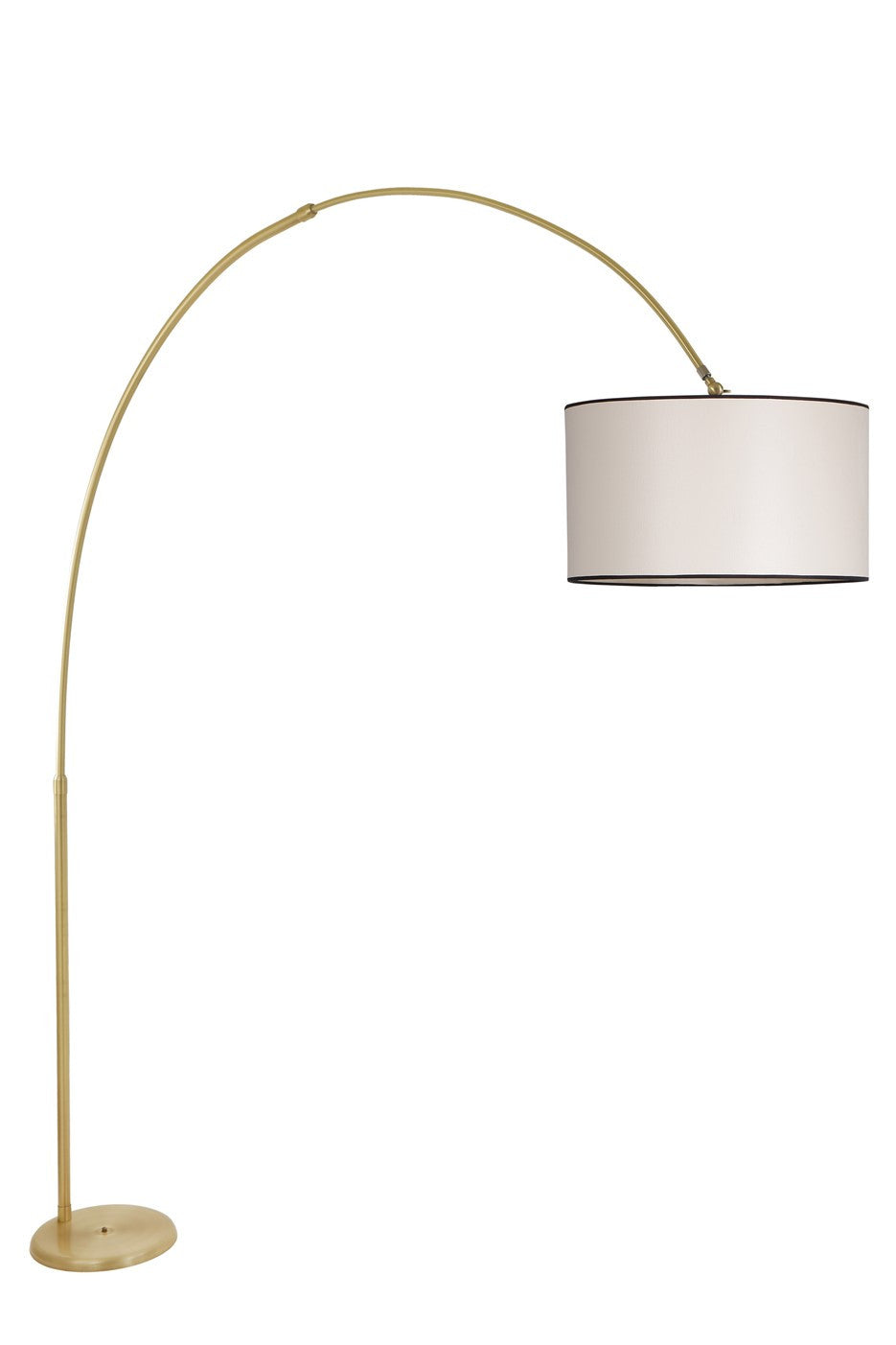 Candeeiro de Pé – 220 cm – Creme – Metal