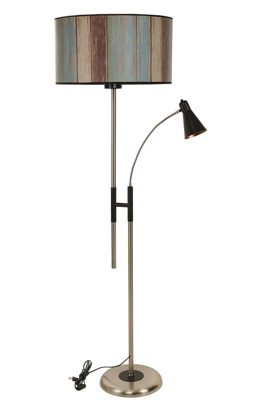 Candeeiro de Pé – 165 cm – Multicolorido – Metálico