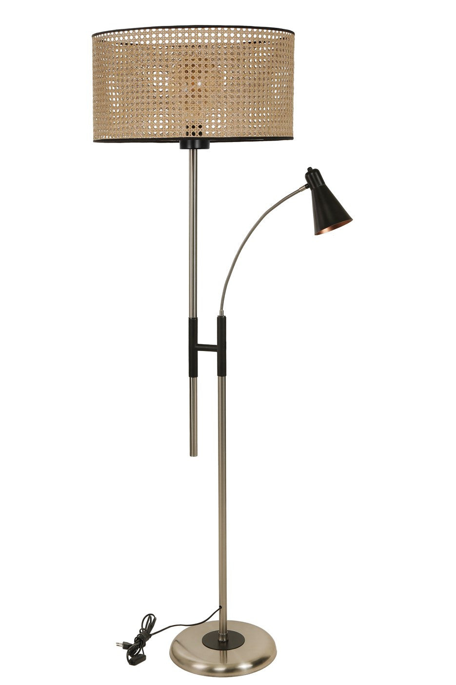 Candeeiro de Pé – 165 cm – Cromado – Metálico