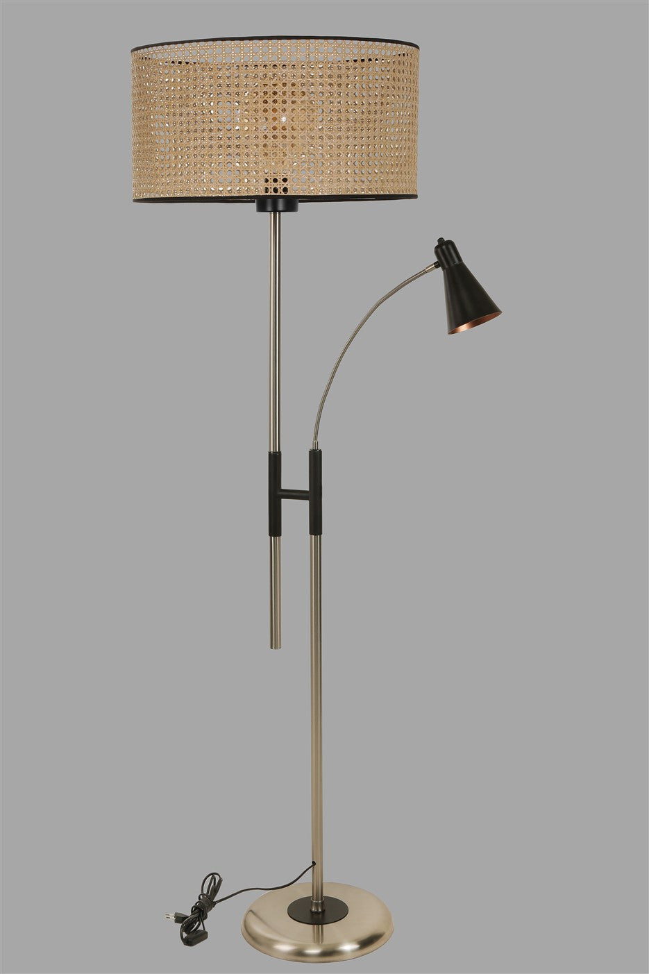 Candeeiro de Pé – 165 cm – Cromado – Metálico