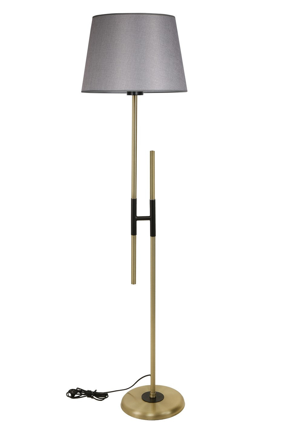 Candeeiro de Pé – 165 cm – Cinza – Metal