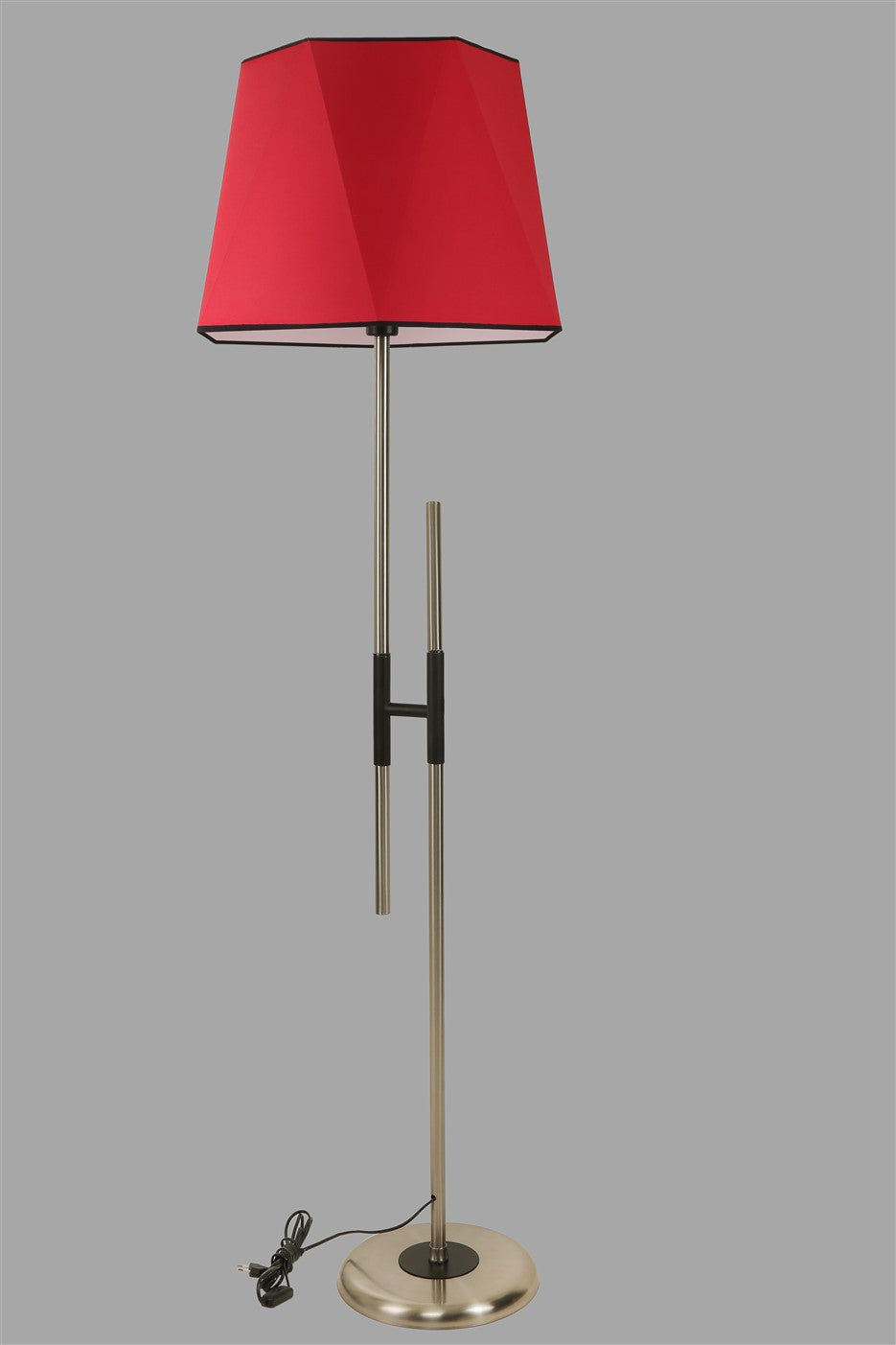 Candeeiro de Pé – 165 cm – Vermelho – Metal