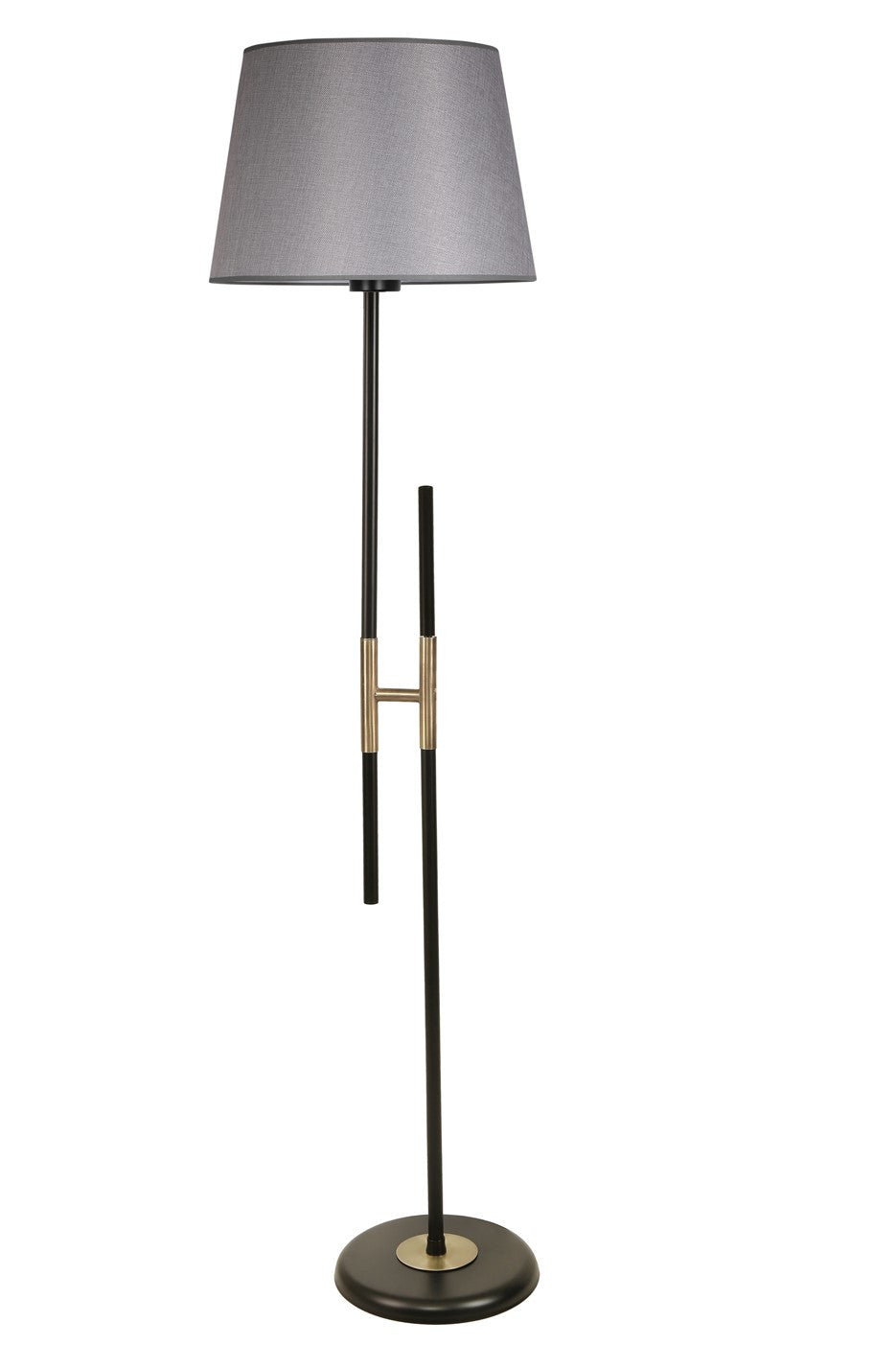 Candeeiro de Pé – 165 cm – Cinza – Metal