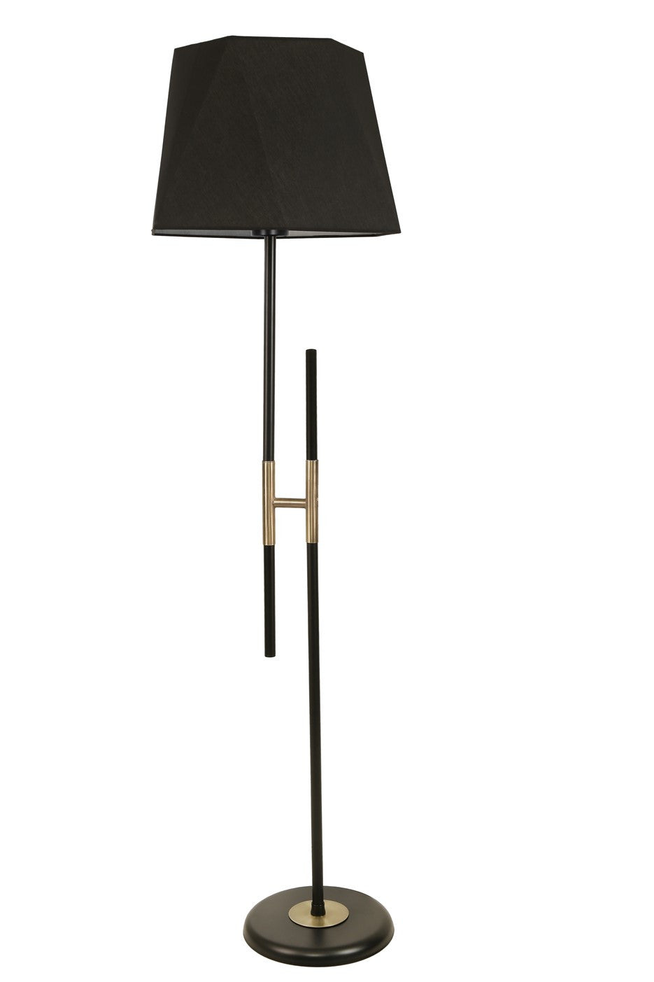 Candeeiro de Pé – 165 cm – Preto – Metal