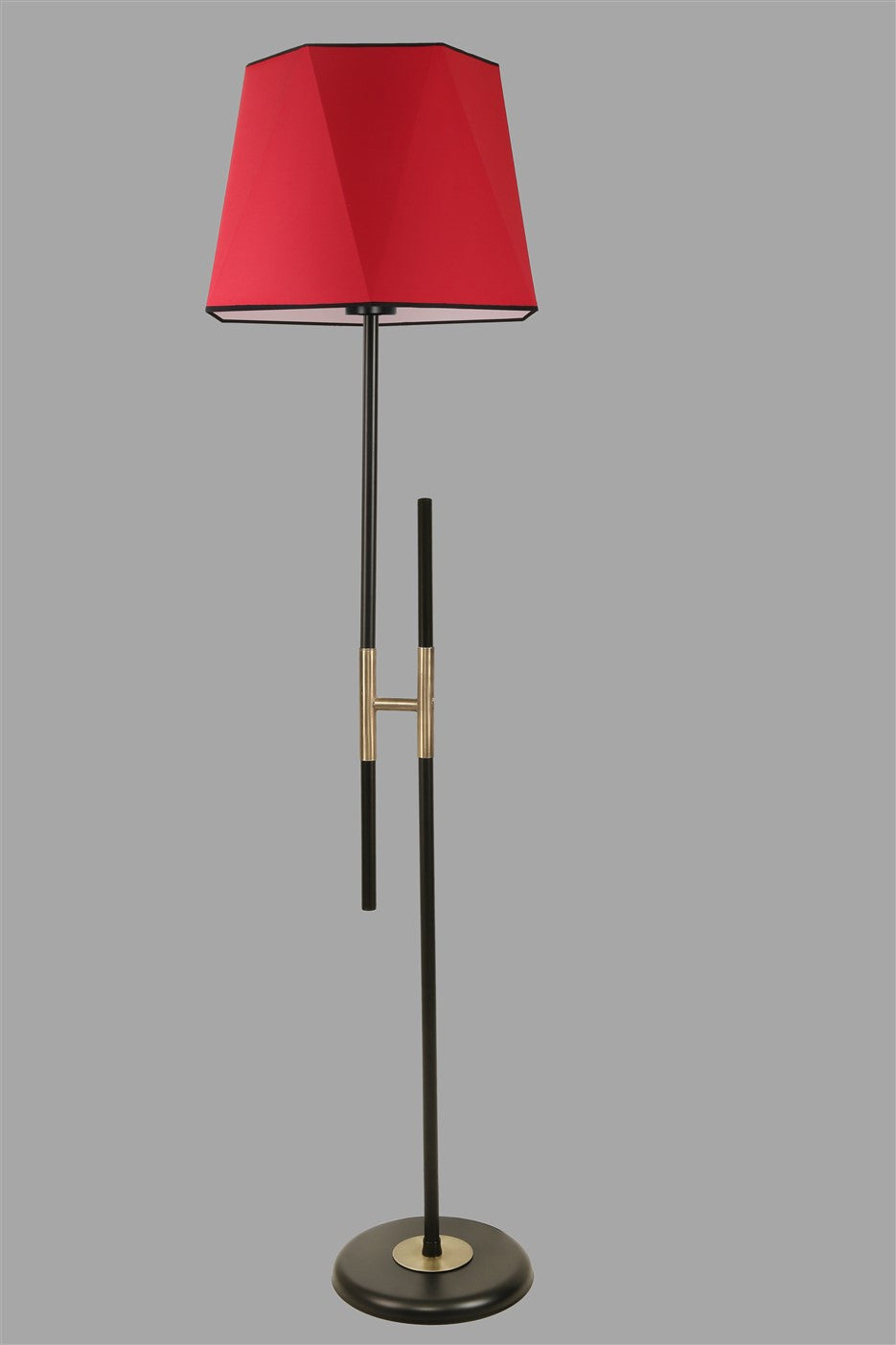 Candeeiro de Pé – 165 cm – Vermelho – Metal