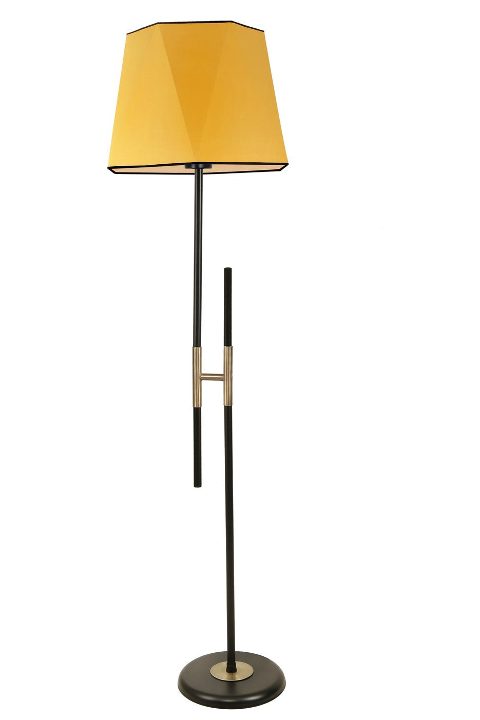 Candeeiro de Pé – 165 cm – Amarelo – Metal