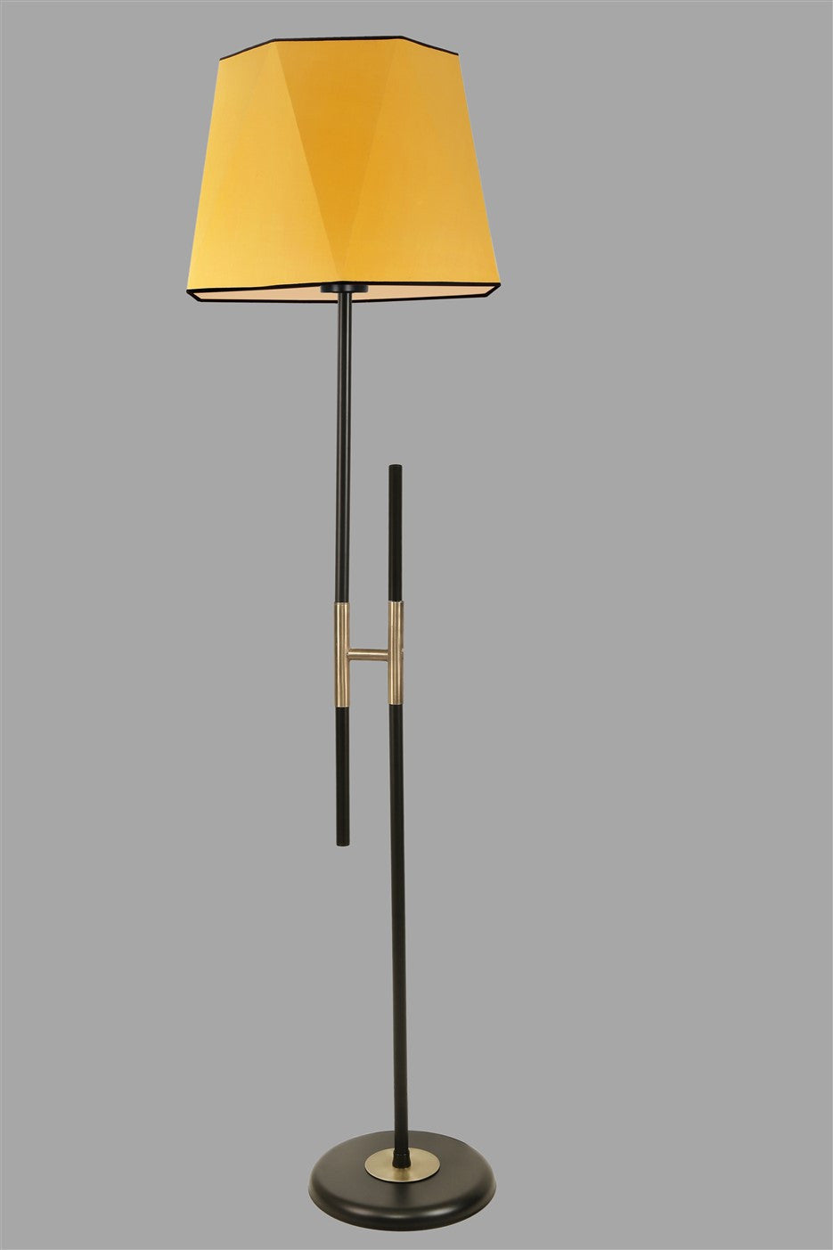 Candeeiro de Pé – 165 cm – Amarelo – Metal