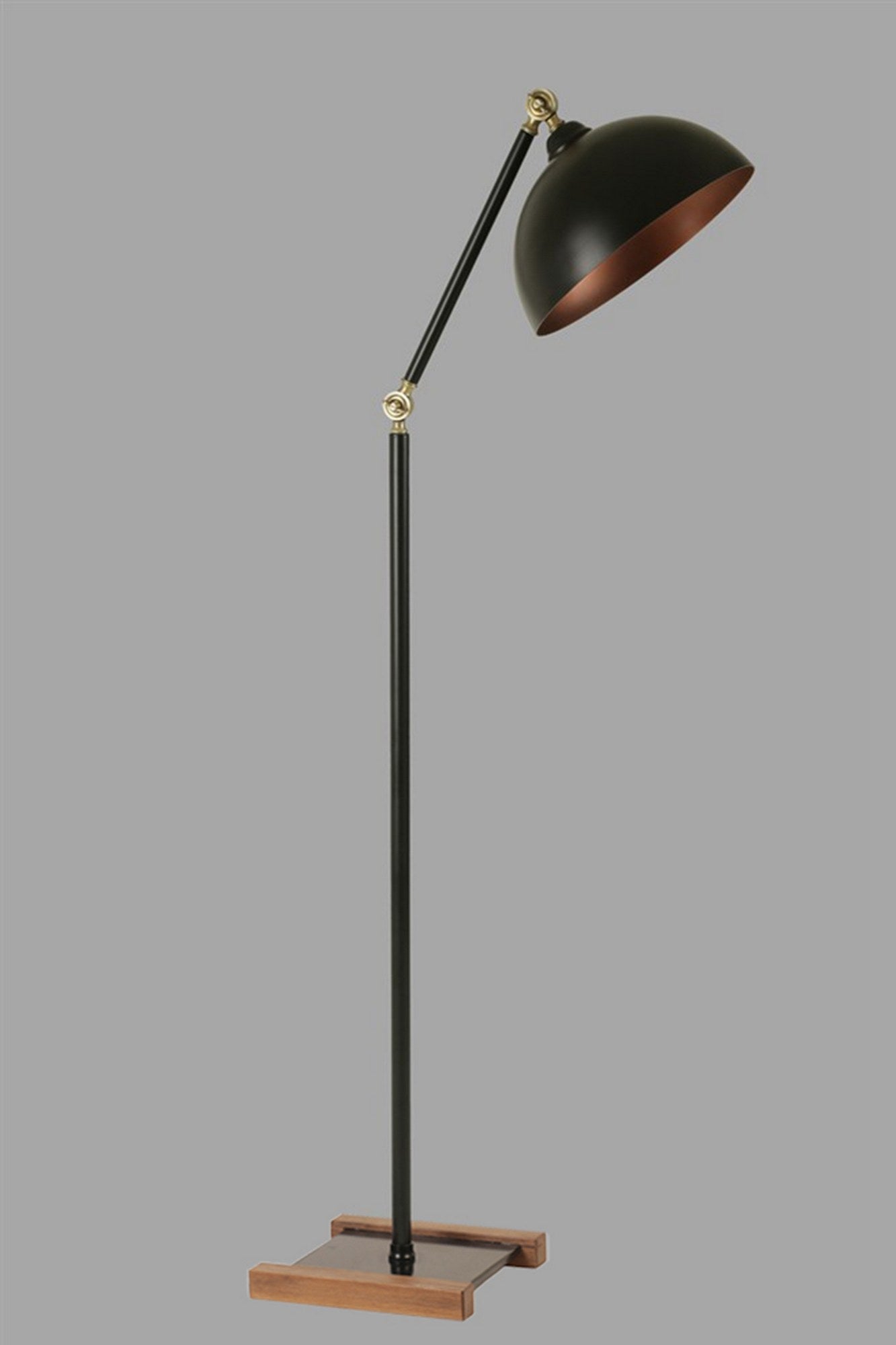 Candeeiro de Pé – 165 cm – Preto – Metal