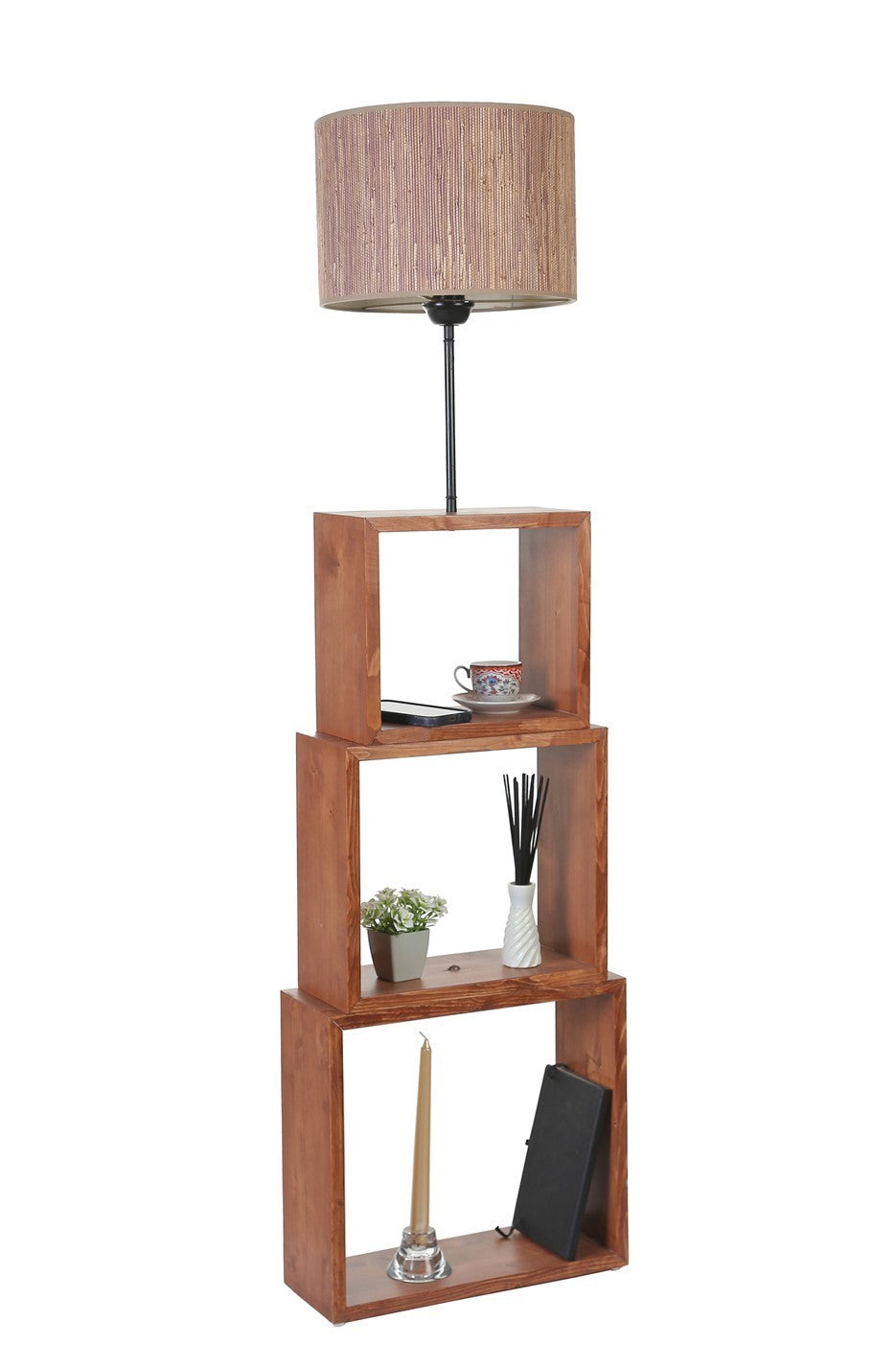 Candeeiro de Pé – 140 cm – Madeira