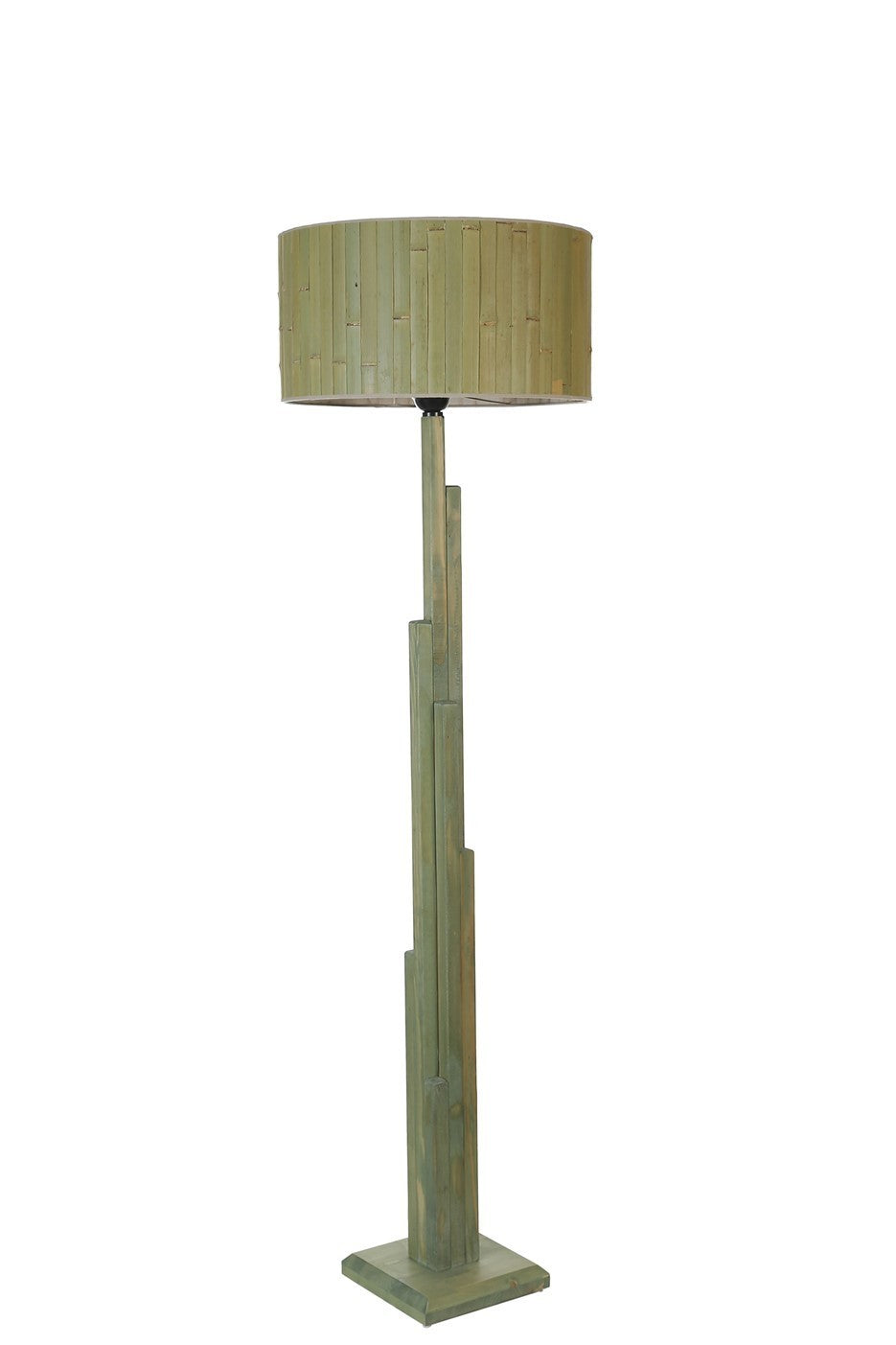 Candeeiro de Pé – 165 cm – Verde – Metal