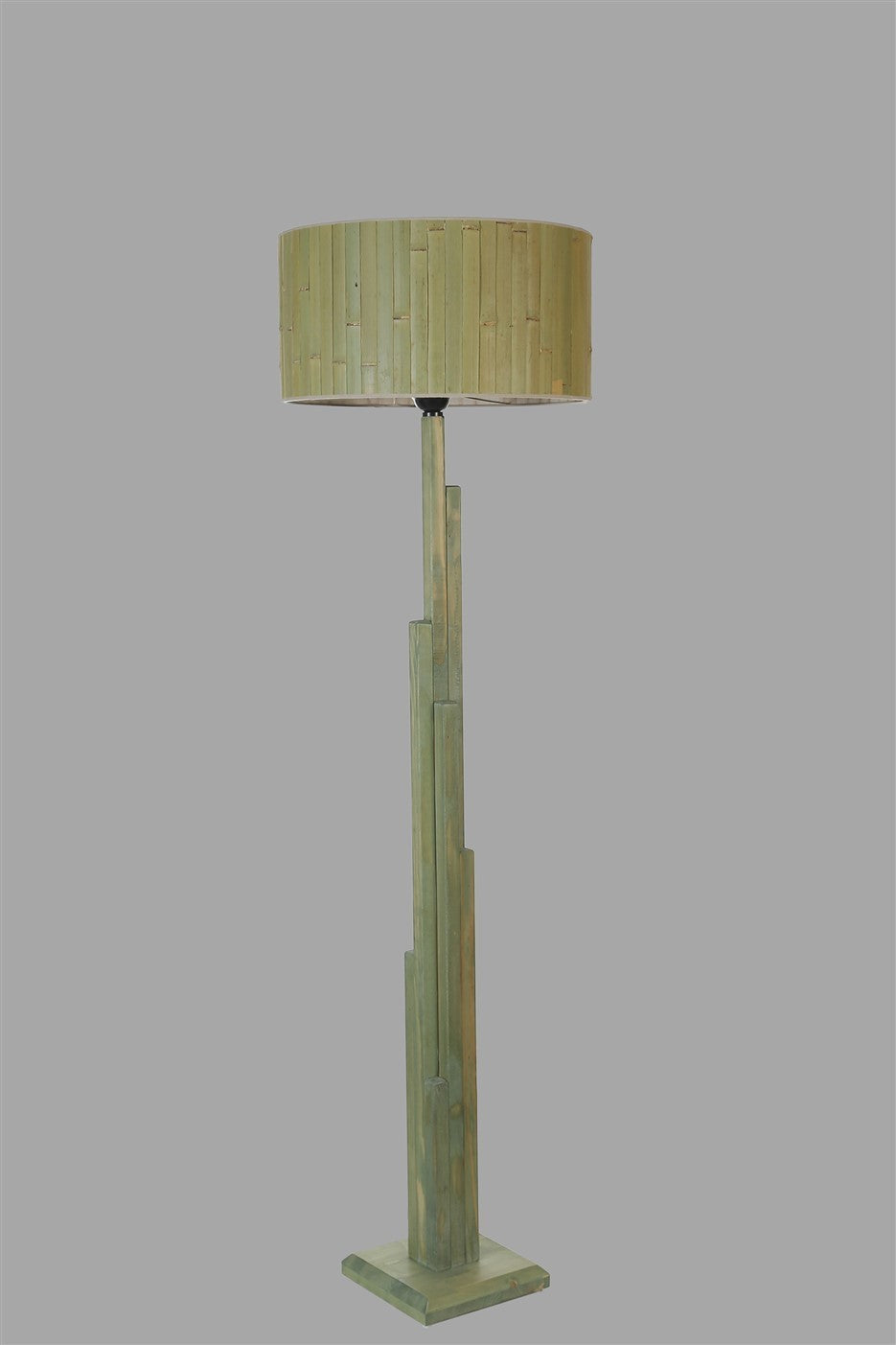Candeeiro de Pé – 165 cm – Verde – Metal