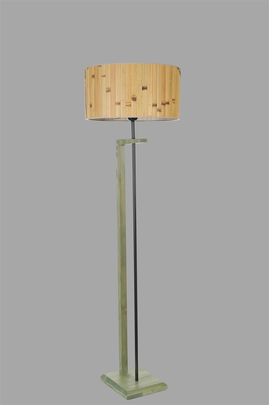 Candeeiro de Pé – 160 cm – Verde – Metal