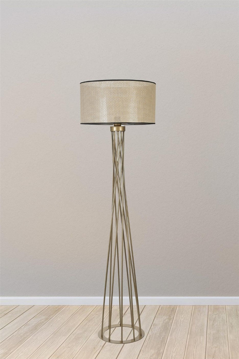 Candeeiro de Pé – 170 cm – Dourado – Metal