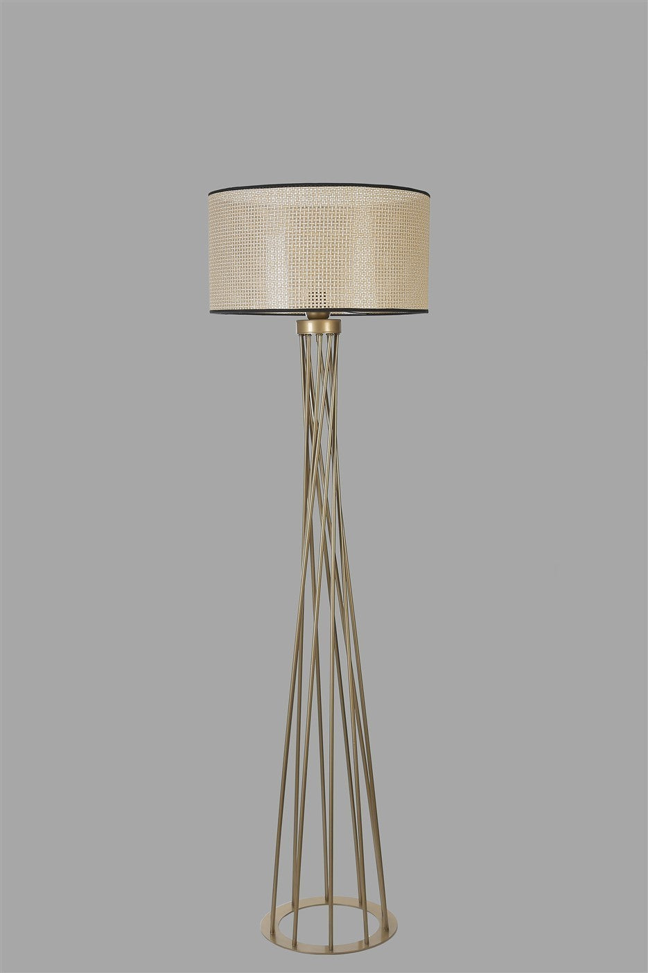 Candeeiro de Pé – 170 cm – Dourado – Metal