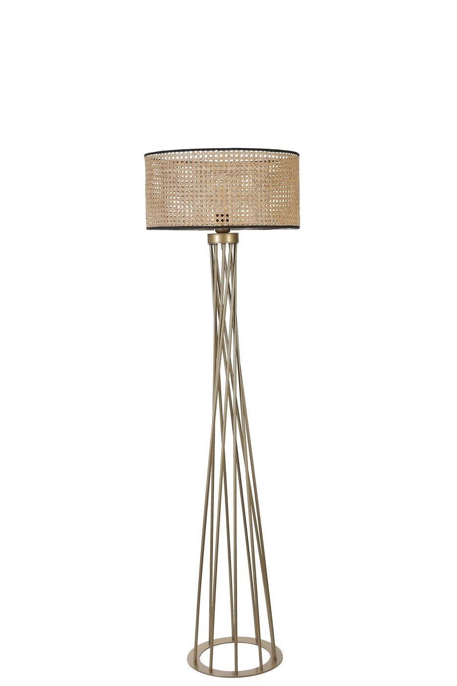 Candeeiro de Pé – 170 cm – Dourado – Metal