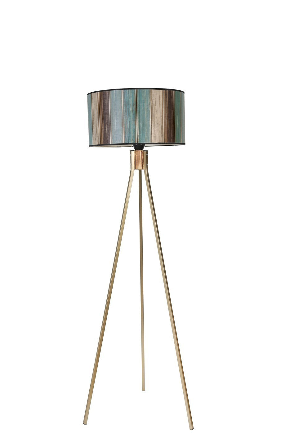 Candeeiro de Pé – 155 cm – Multicolorido – Metal ou Madeira