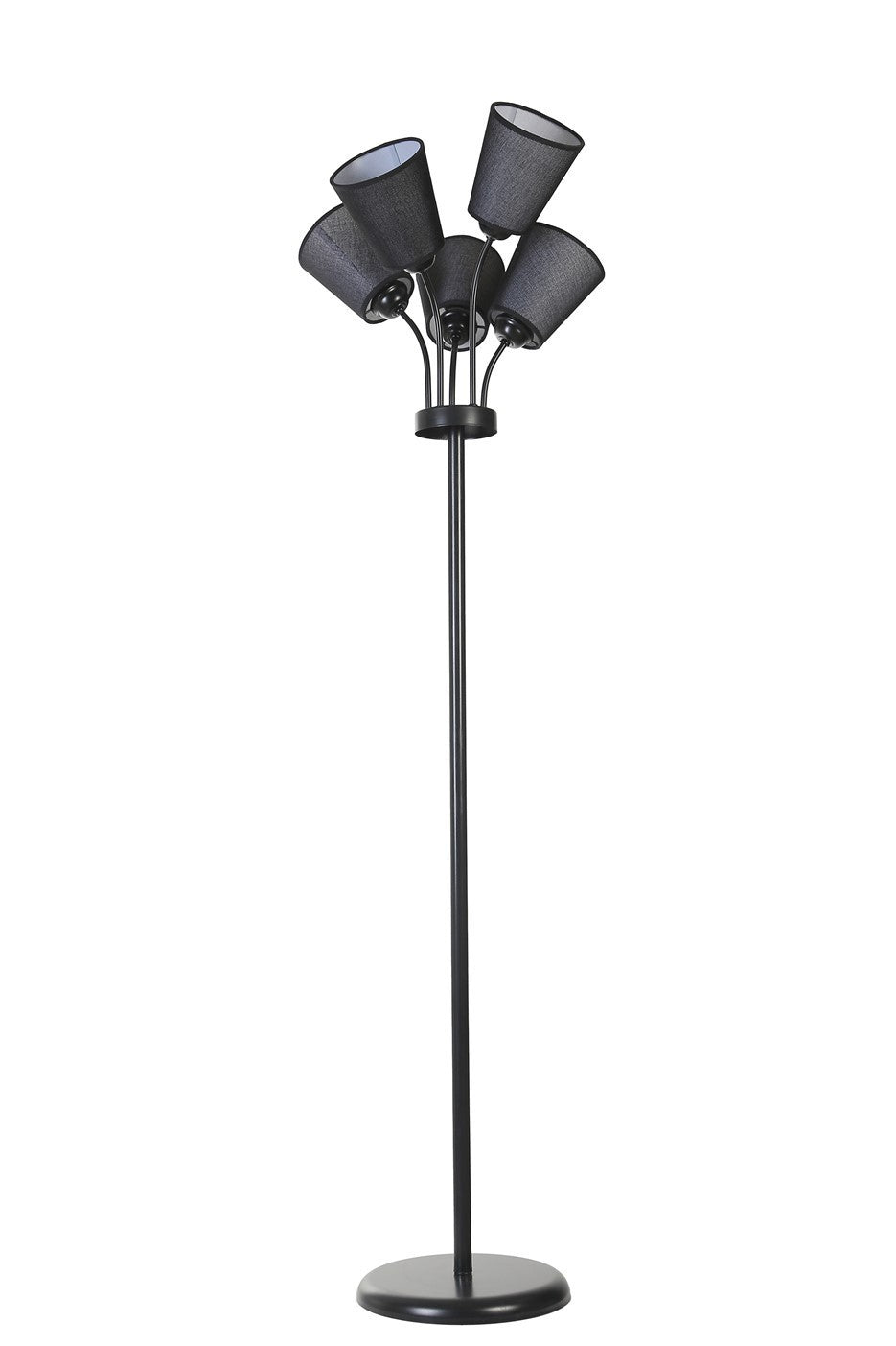 Candeeiro de Pé – 165 cm – Preto – Metal