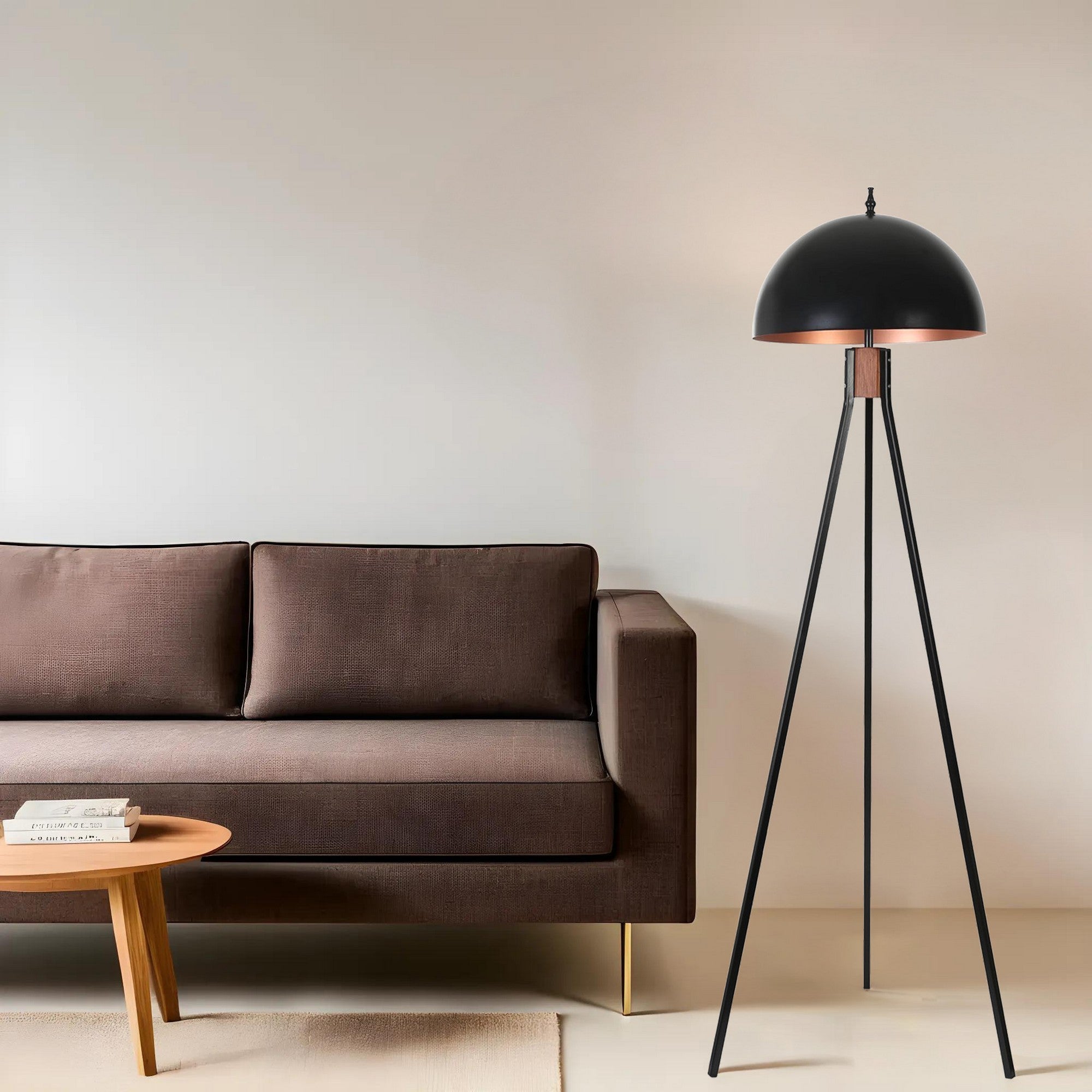 Candeeiro de Pé – 155 cm – Preto – Metal
