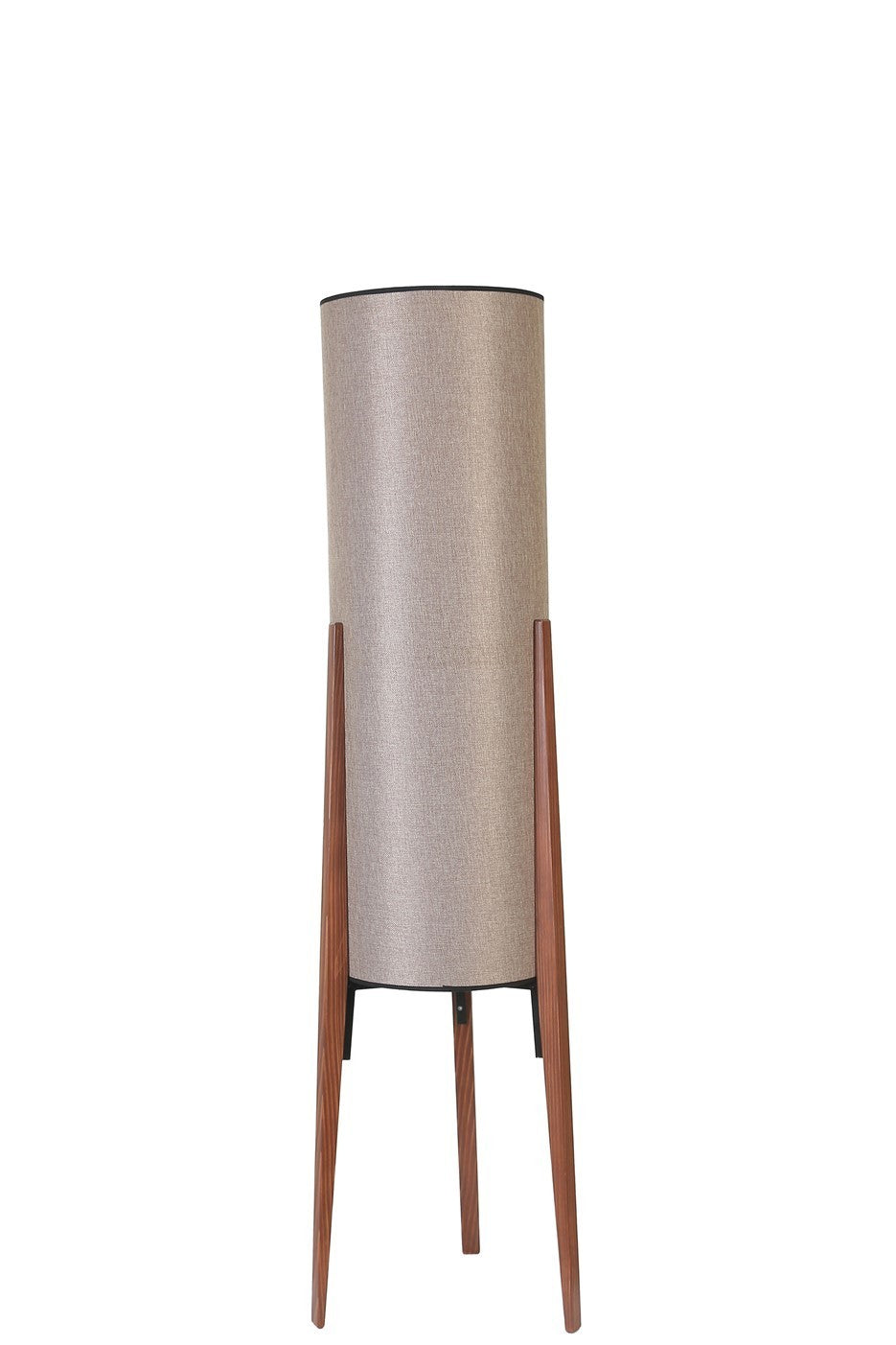 Candeeiro de Pé – 140 cm – Noz – Metal ou Madeira