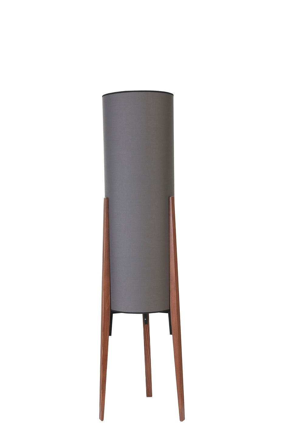 Candeeiro de Pé – 140 cm – Noz – Metal ou Madeira