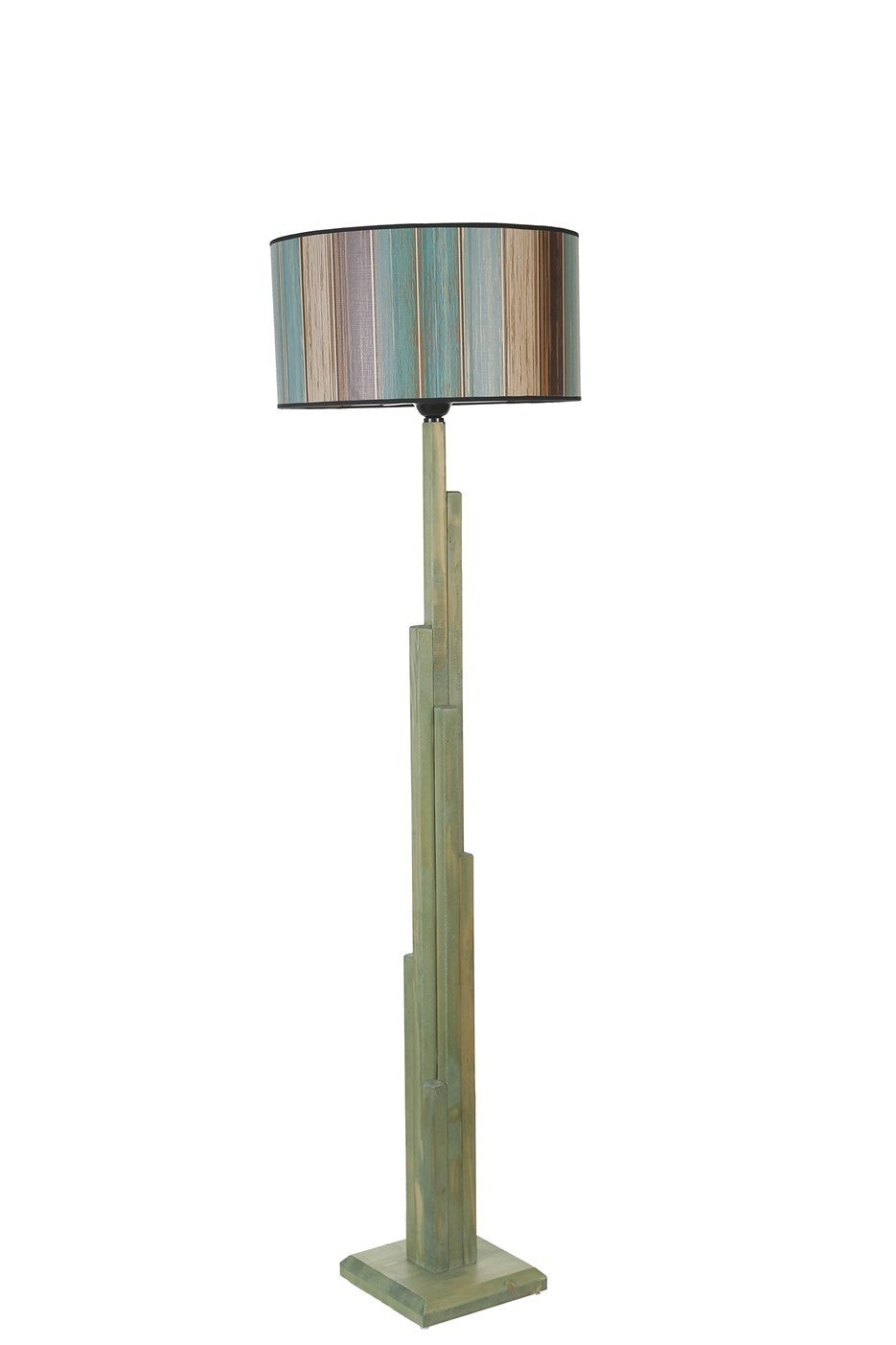 Candeeiro de Pé – 165 cm – Multicolorido – Metal ou Madeira