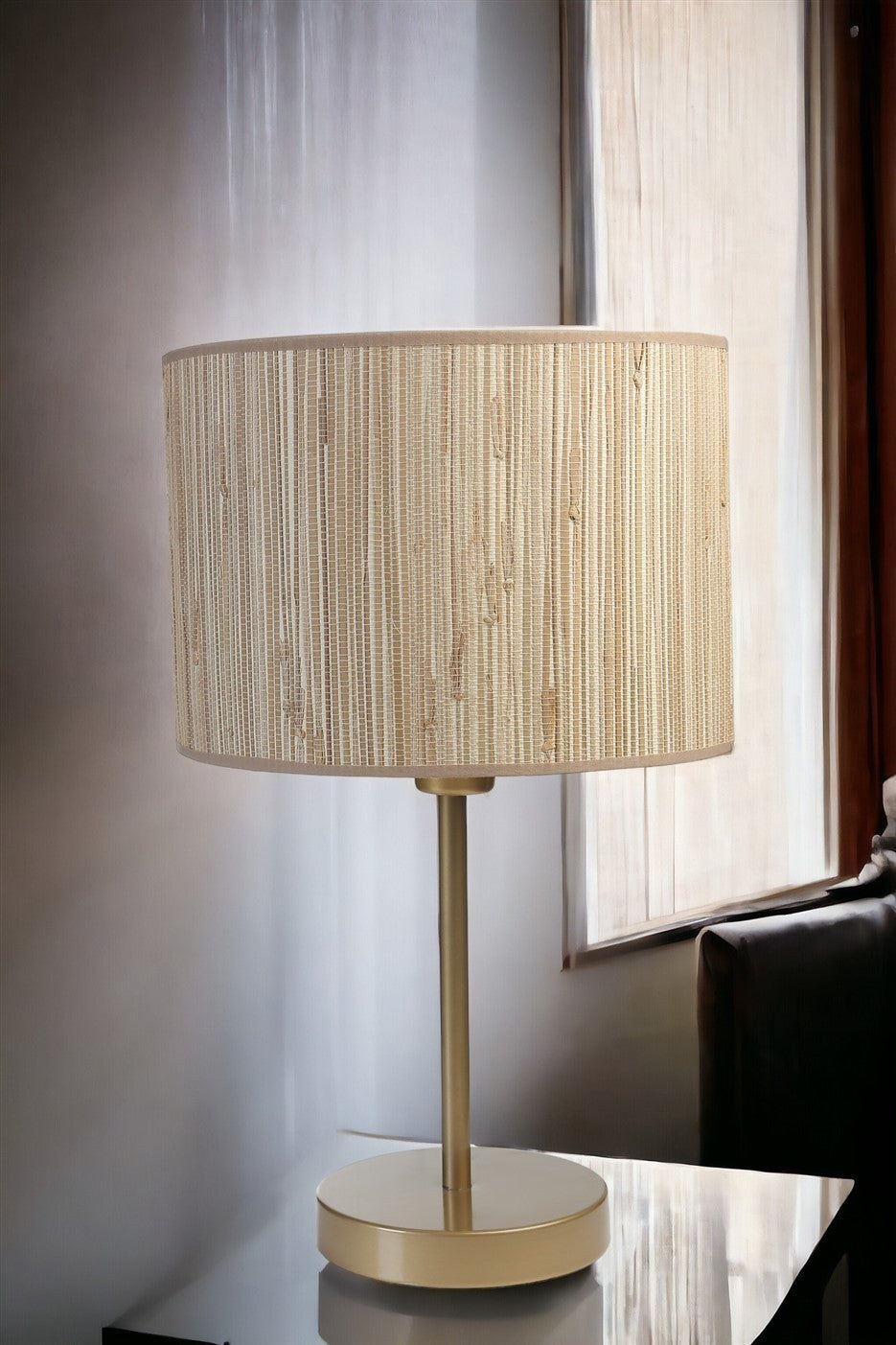 Candeeiro de mesa-Bambu-Carvalho
Ouro