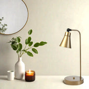 Candeeiro de Mesa – 45 cm – Dourado – Metal