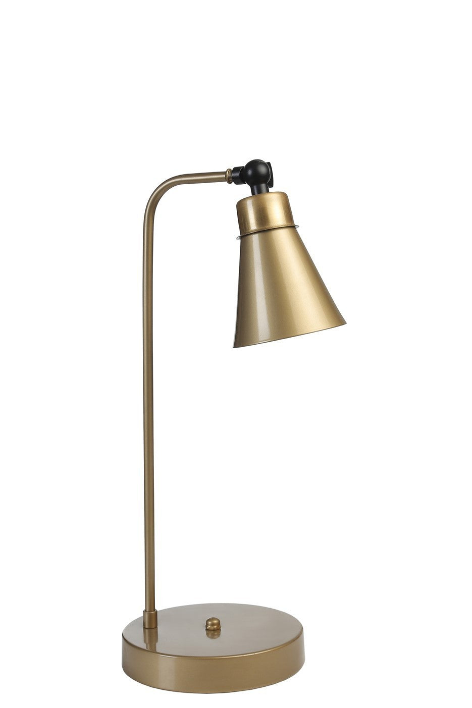 Candeeiro de Mesa – 45 cm – Dourado – Metal