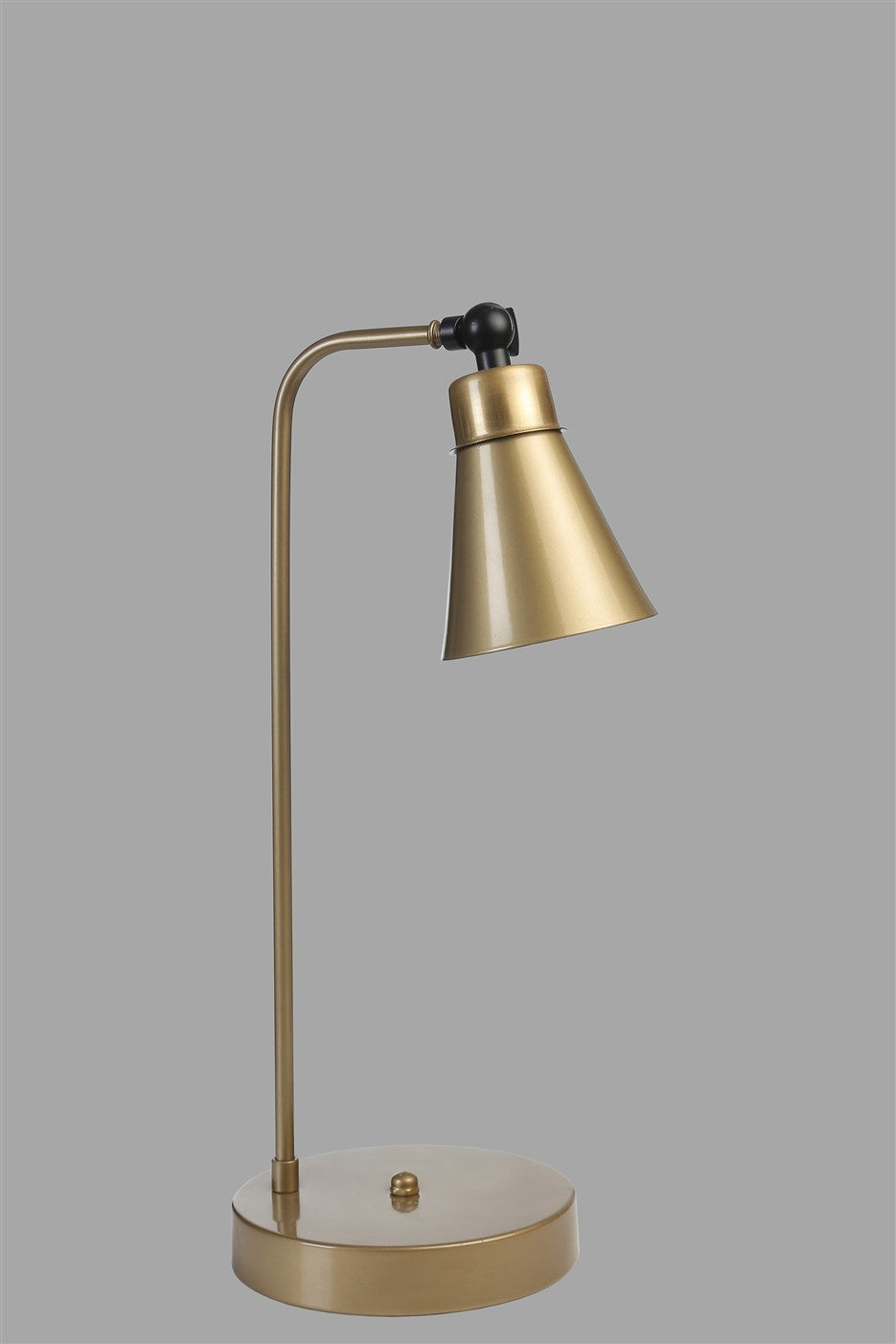 Candeeiro de Mesa – 45 cm – Dourado – Metal