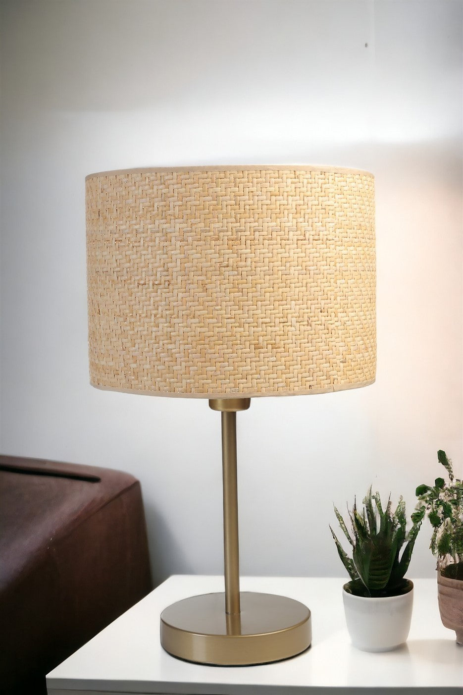 Candeeiro de mesa-Hasir-Dourado
Creme