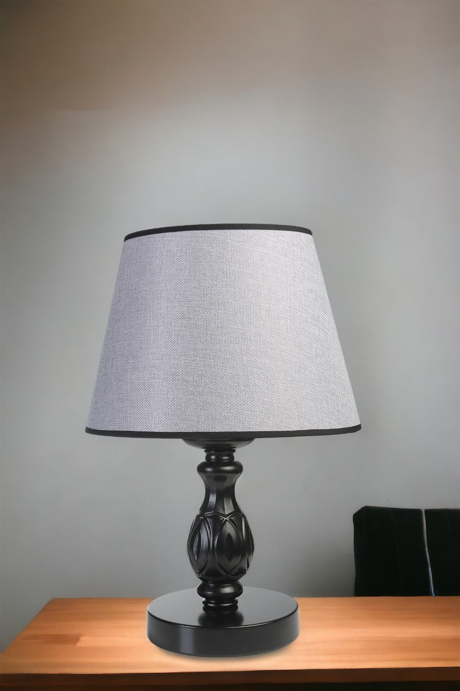 Candeeiro de mesa-Olimpiyat-Preto
Cinza
