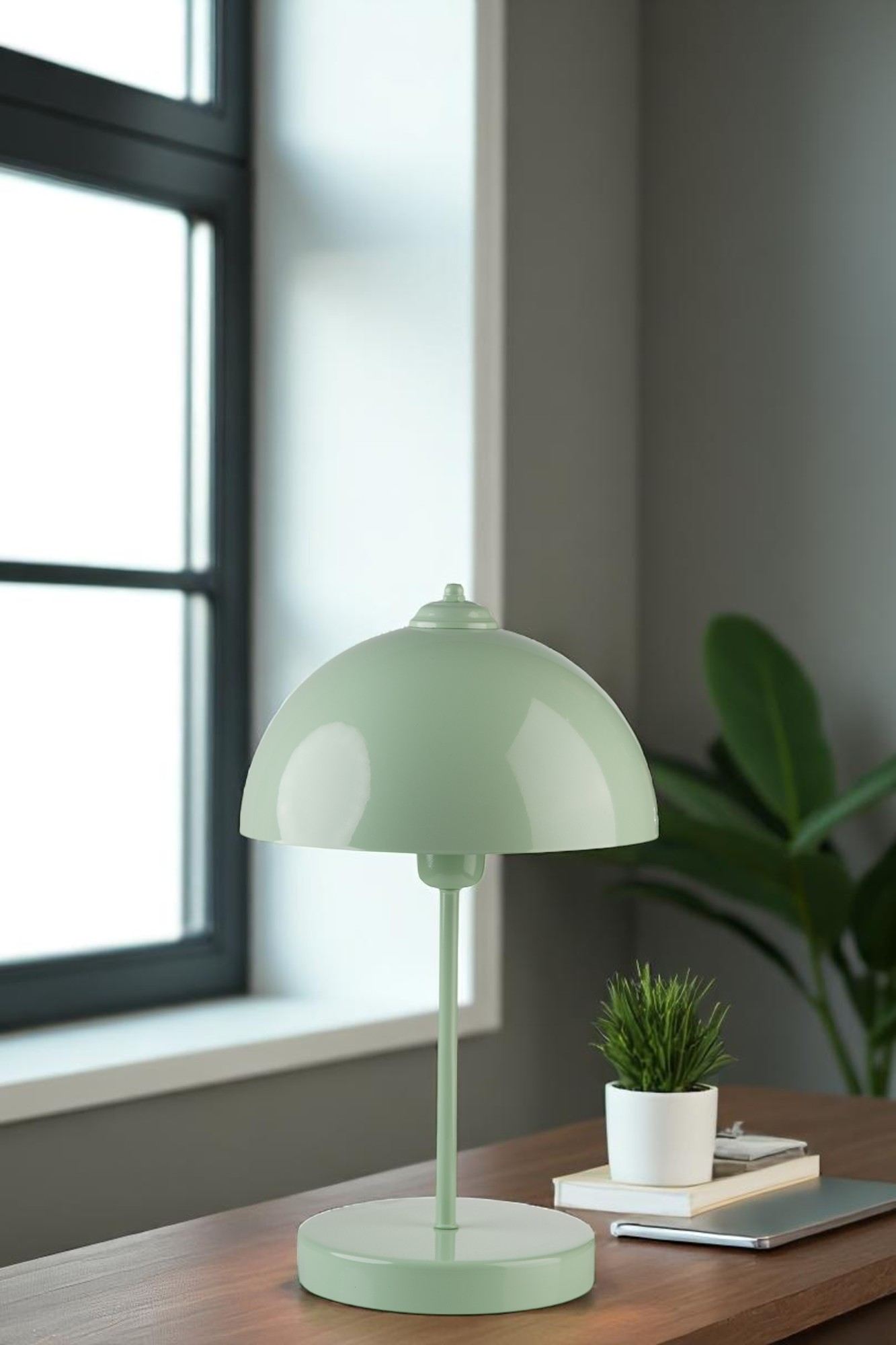 Candeeiro de Mesa – Ø25 cm – Menta – Metal