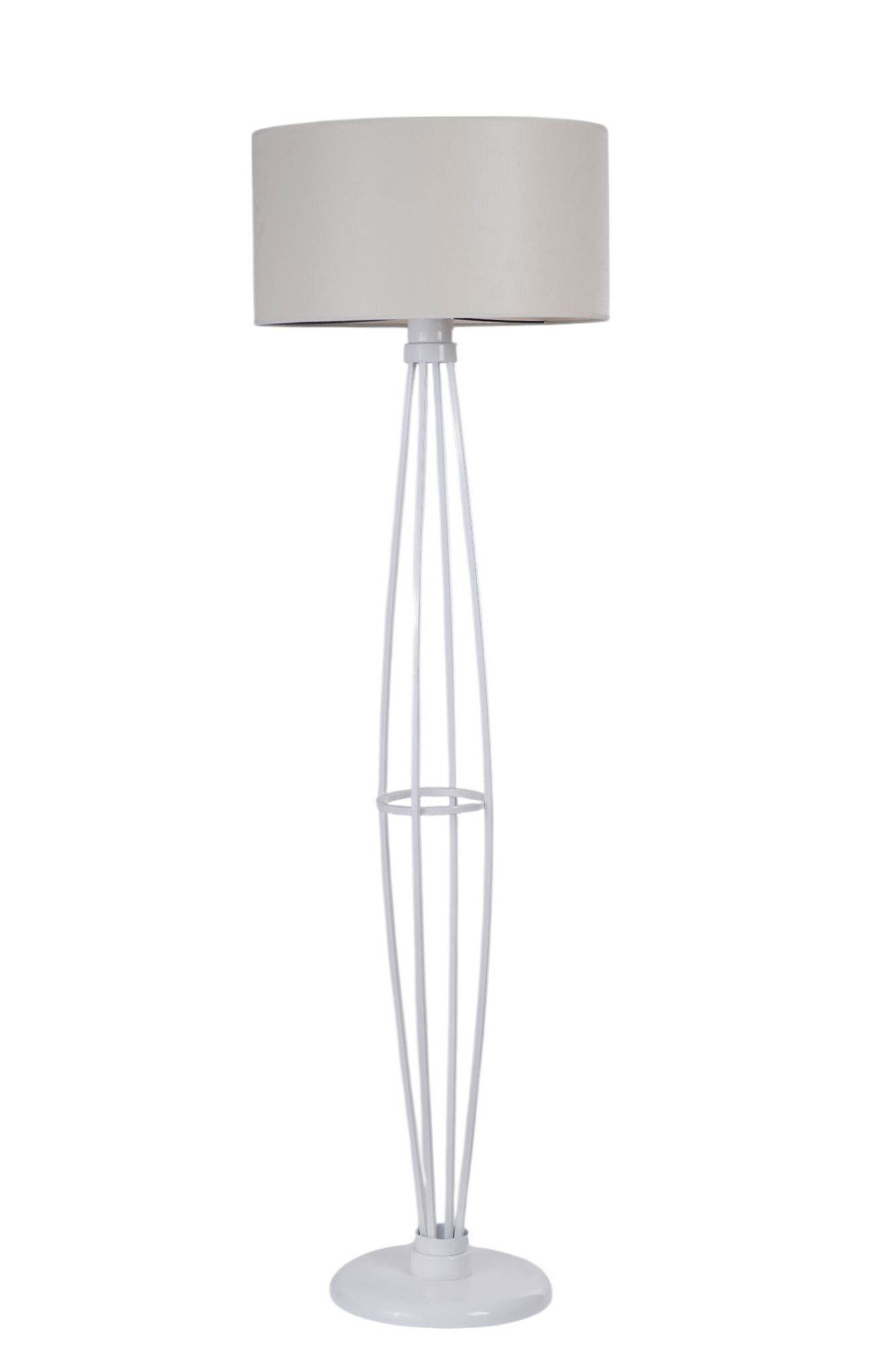 Candeeiro de Pé – 150 cm – Branco – Metal