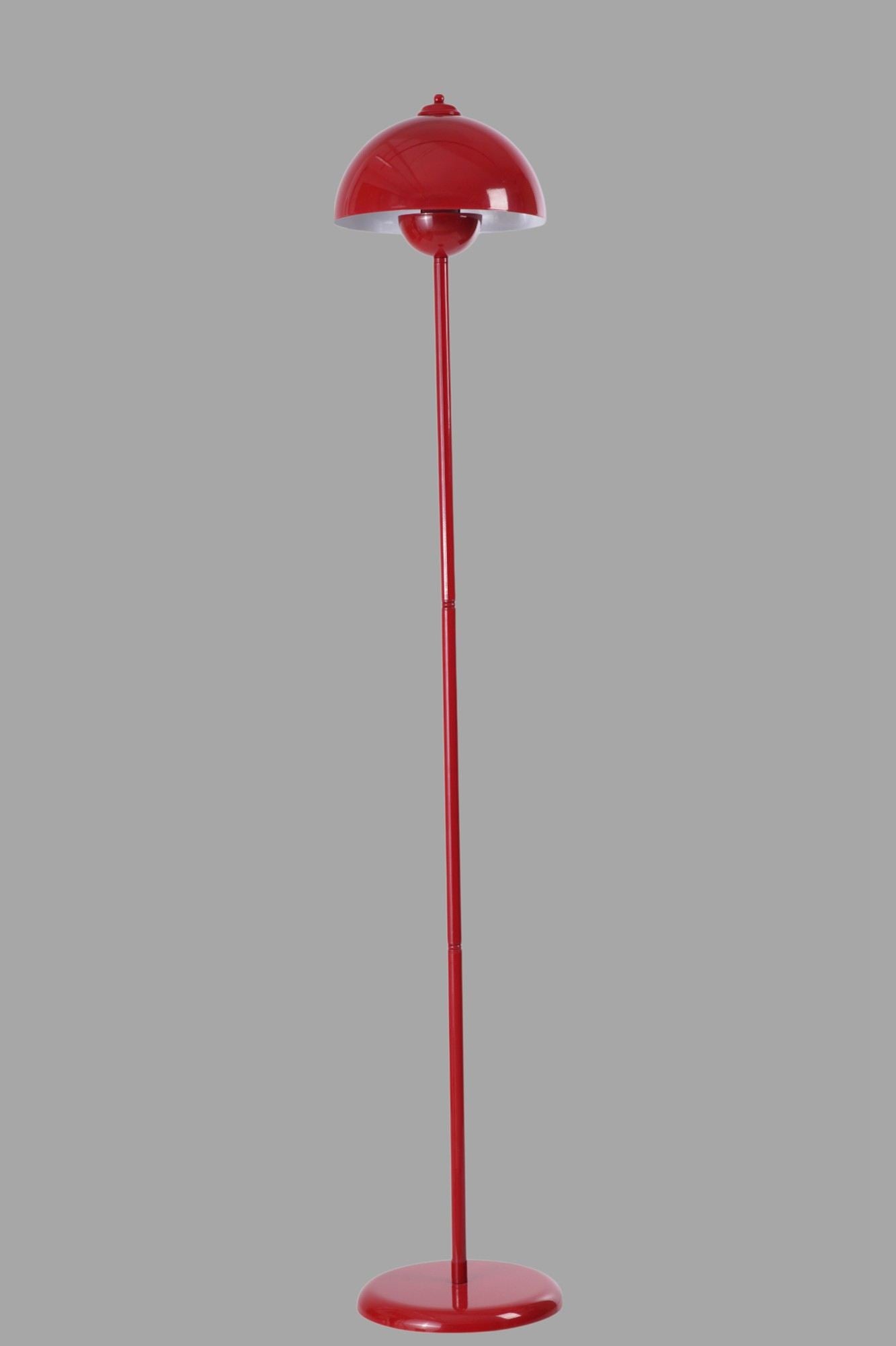 Candeeiro de Pé – 145 cm – Vermelho – Metal
