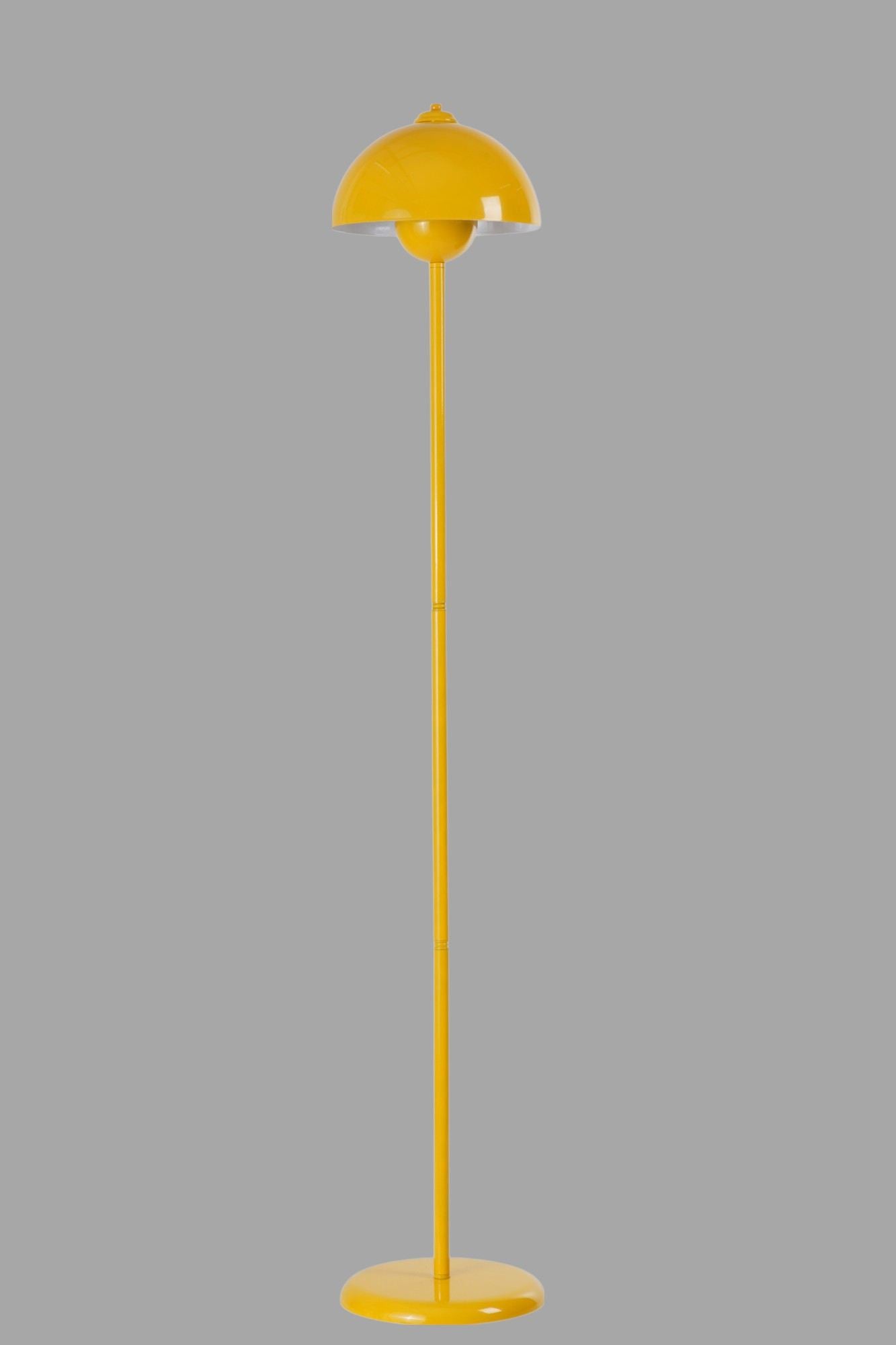 Candeeiro de Pé – 145 cm – Mostarda – Metal