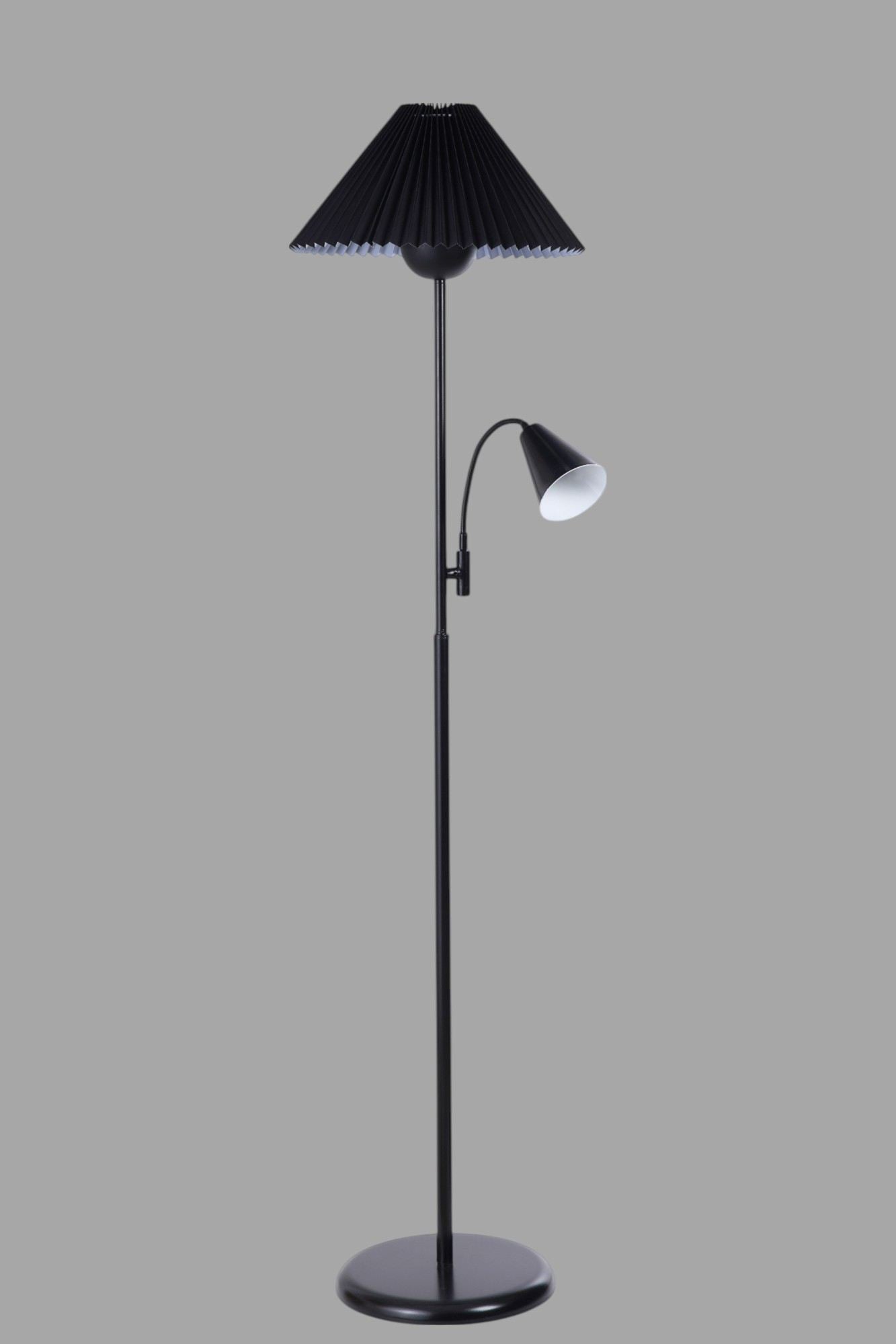 Candeeiro de Pé – 155 cm – Preto – Metal