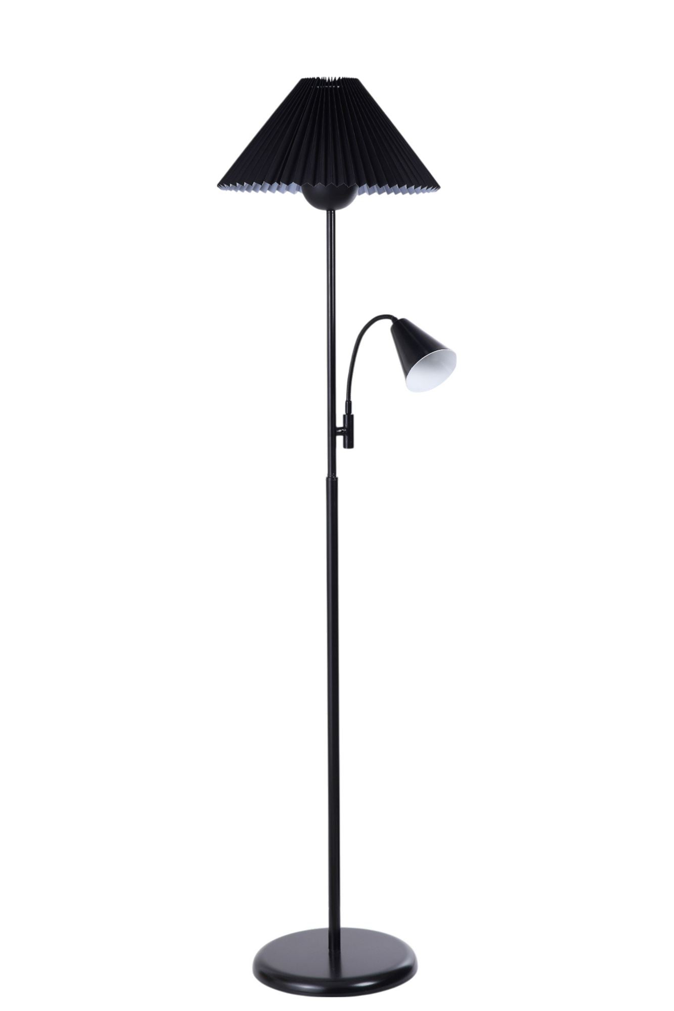 Candeeiro de Pé – 155 cm – Preto – Metal