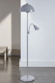 Candeeiro de Pé – 157 cm – Cinza – Metal
