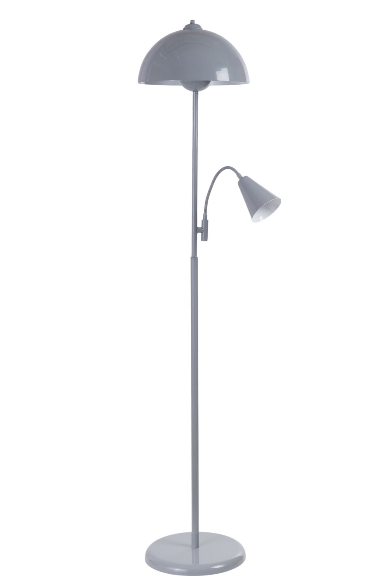 Candeeiro de Pé – 157 cm – Cinza – Metal