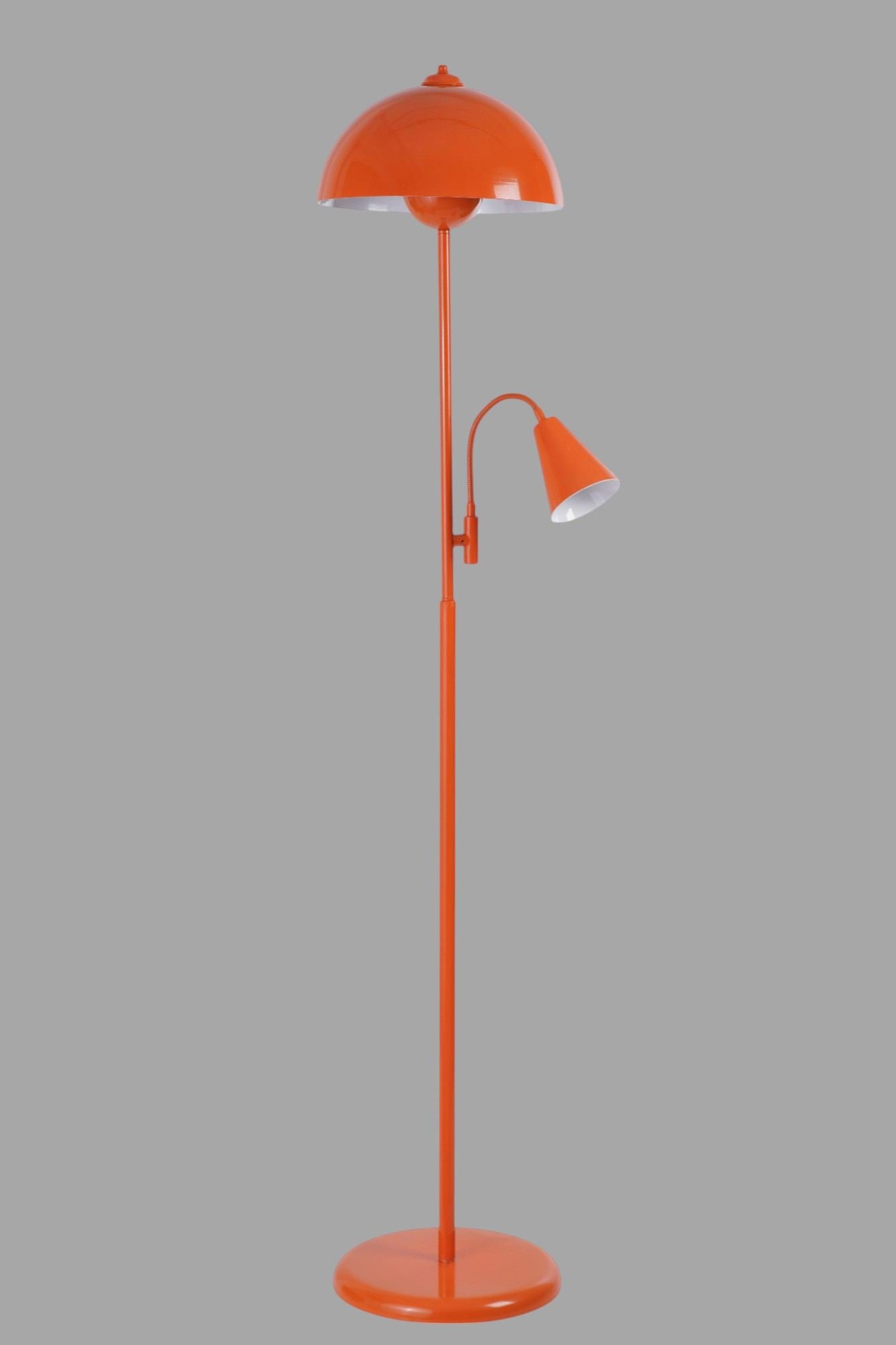 Candeeiro de Pé – 157 cm – Laranja – Metal