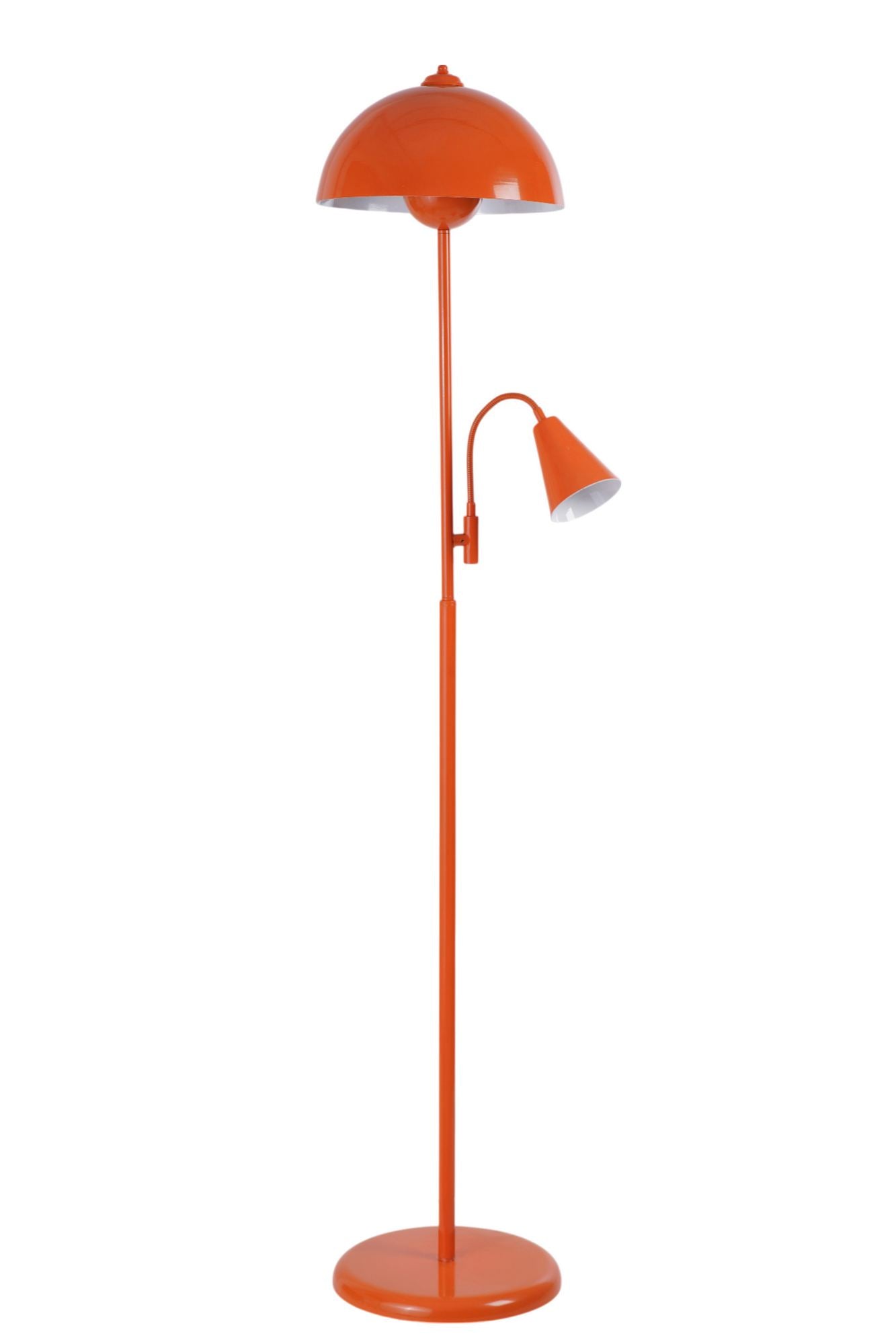 Candeeiro de Pé – 157 cm – Laranja – Metal