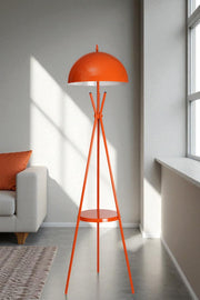 Candeeiro de Pé – 165 cm altura – Laranja – Metal