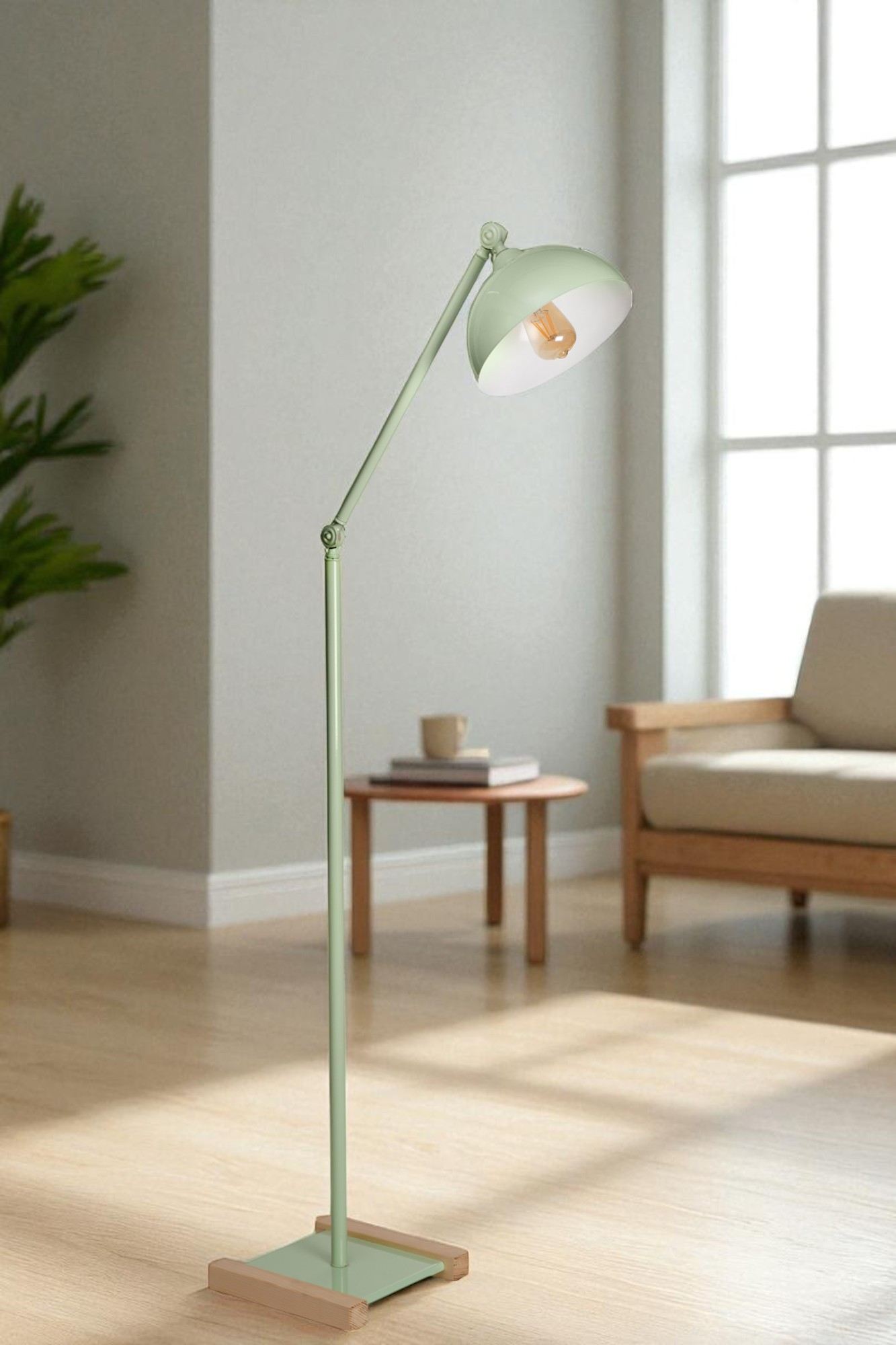 Candeeiro de Pé – 160 cm de Altura – Mint – Metal